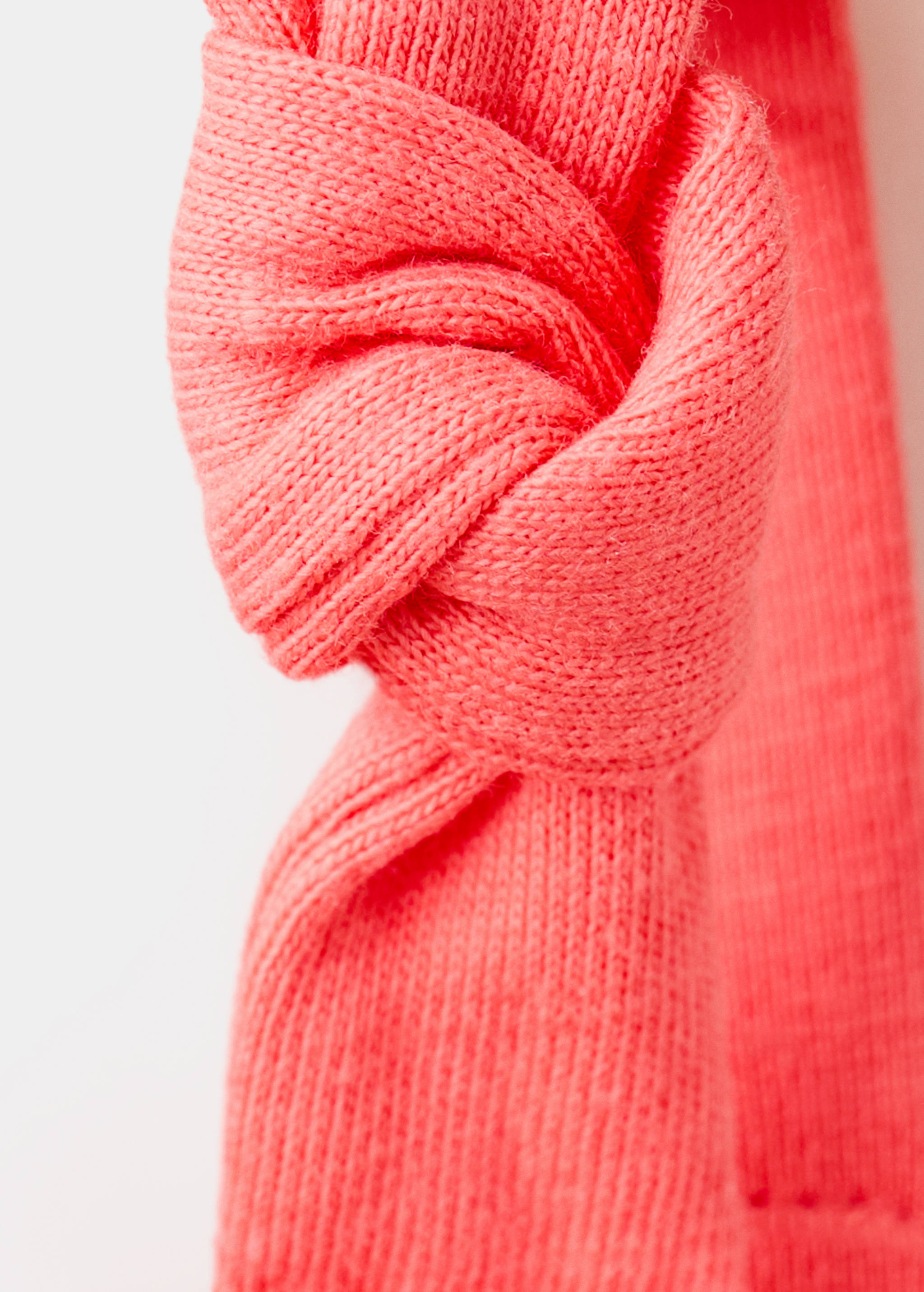 Off-the-shoulder cotton T-shirt - Details of the article 8