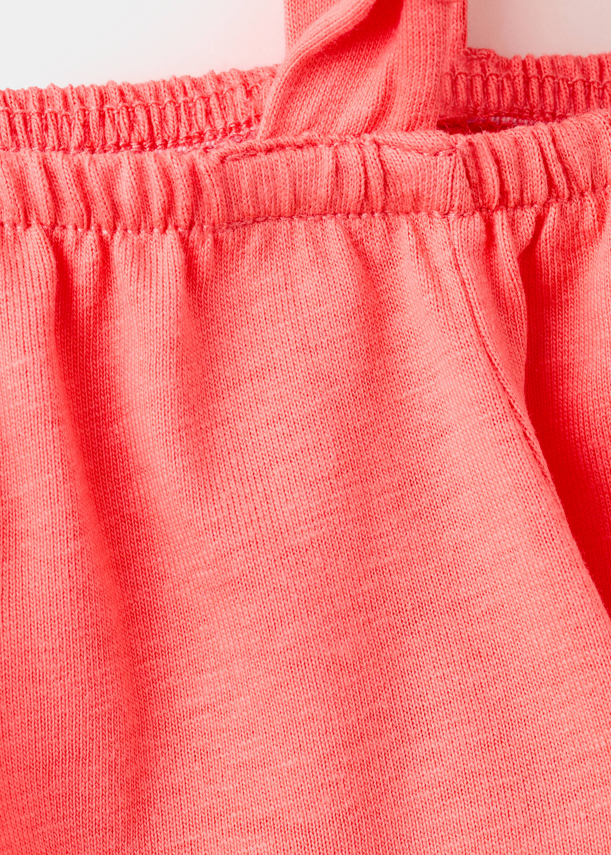 Off-the-shoulder cotton T-shirt - Details of the article 0