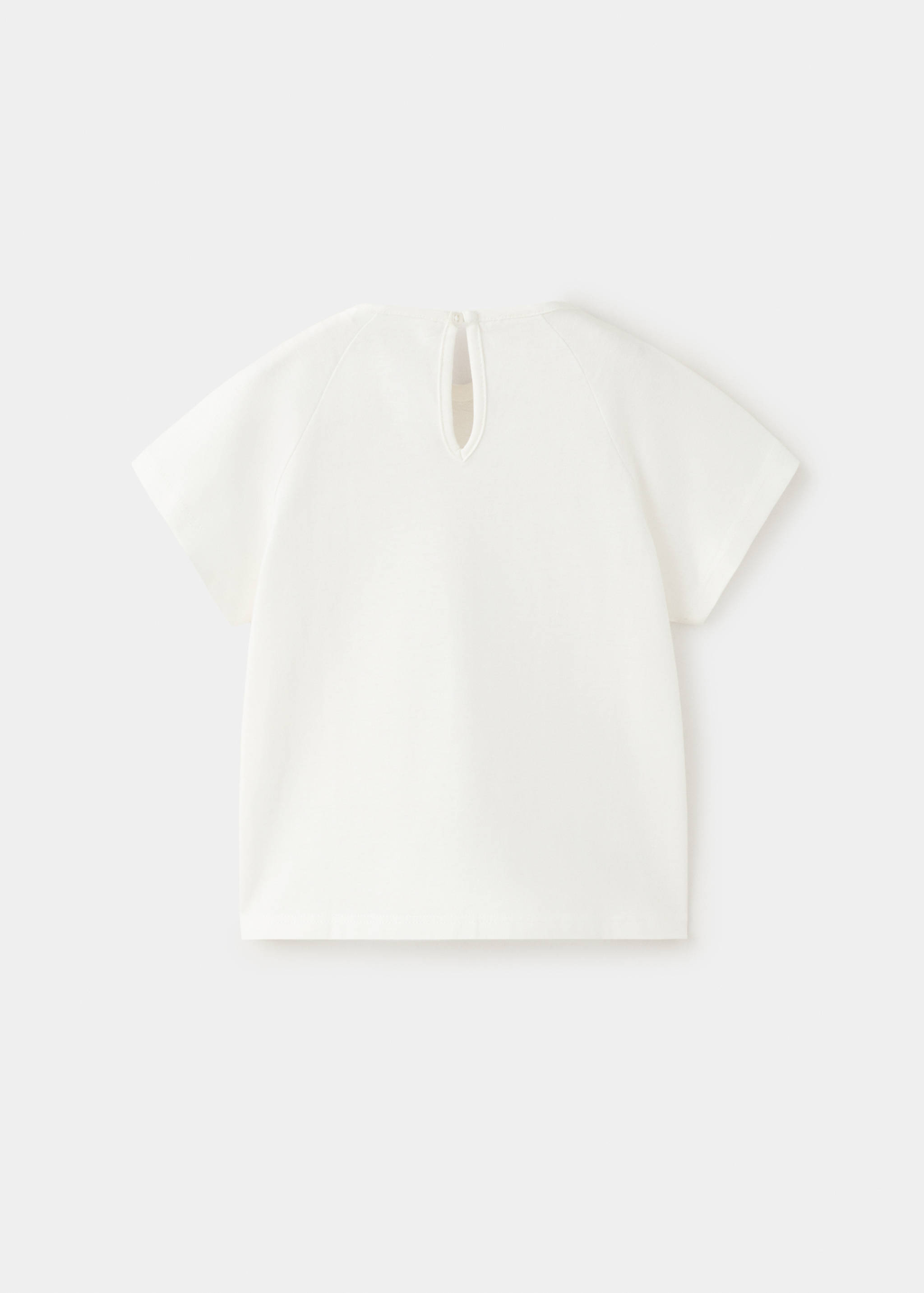 Beaded cotton T-shirt - Reverse of the article