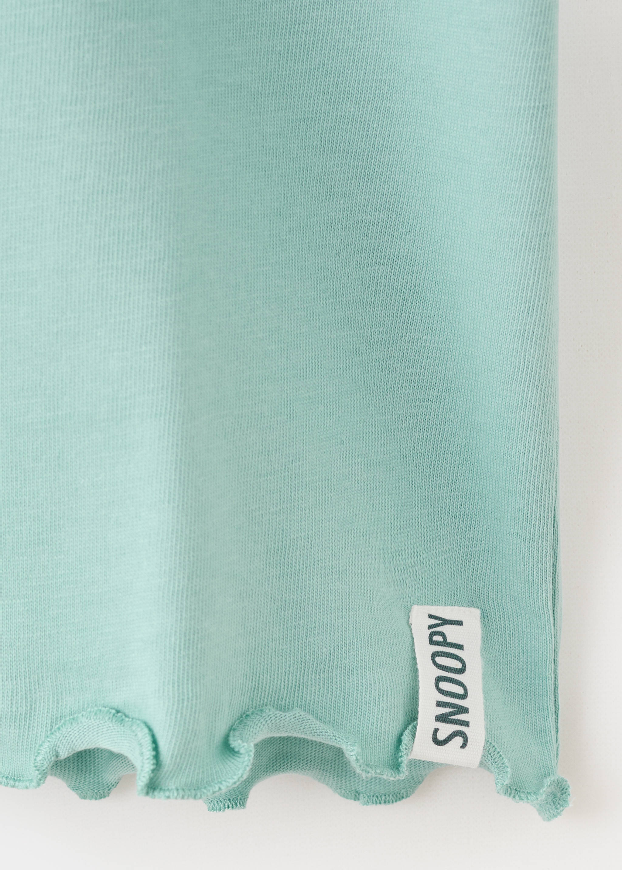 T-shirt do Snoopy com detalhes festoados - Pormenor do artigo 0