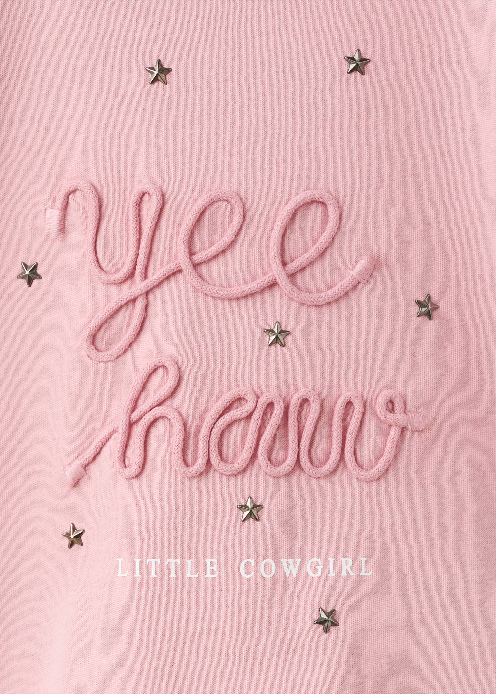 T-shirt with embroidered detail - Details of the article 8, Pink. Ref: 27007937-00.