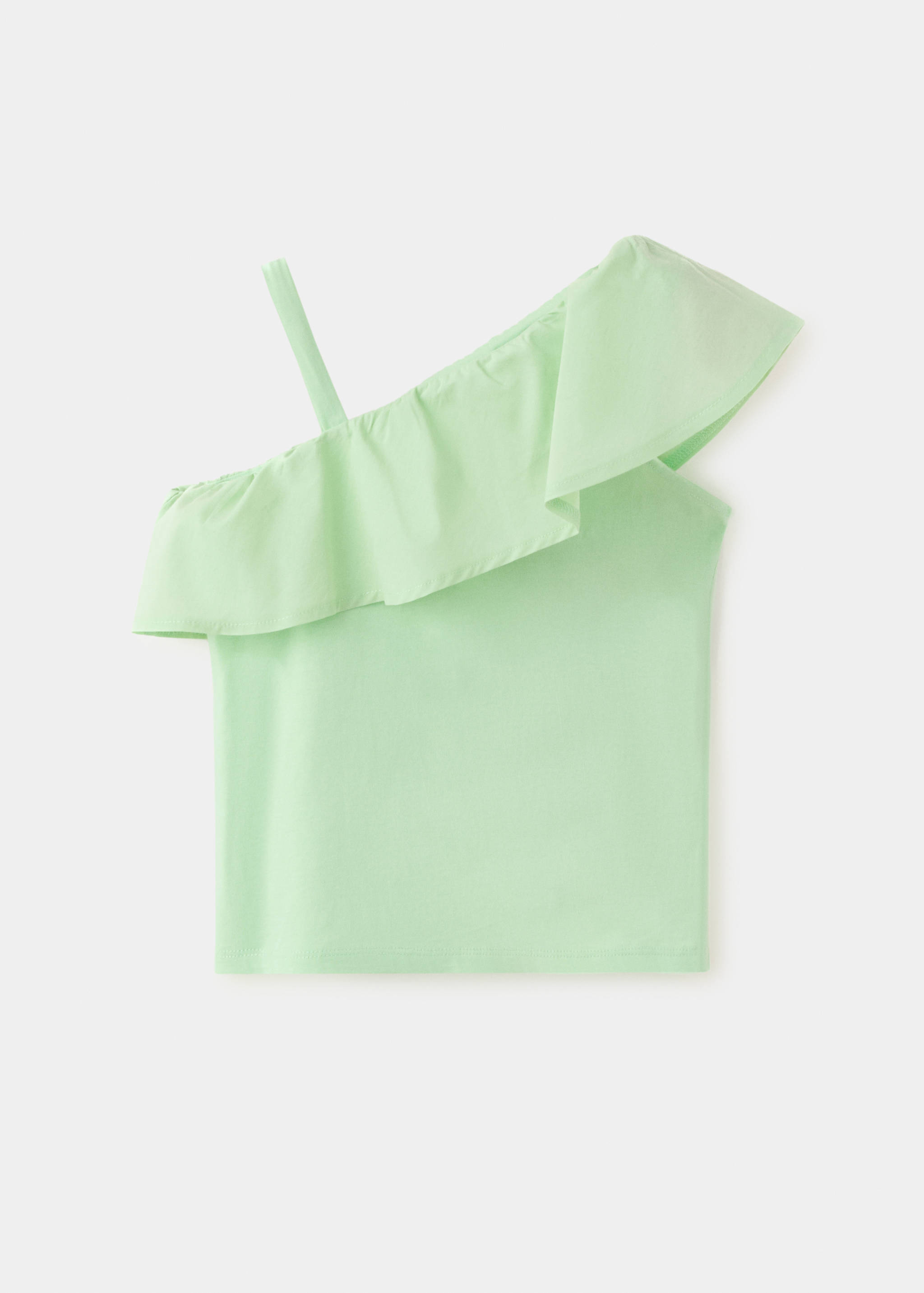 Off-the-shoulder ruffled top - Reverse of the article