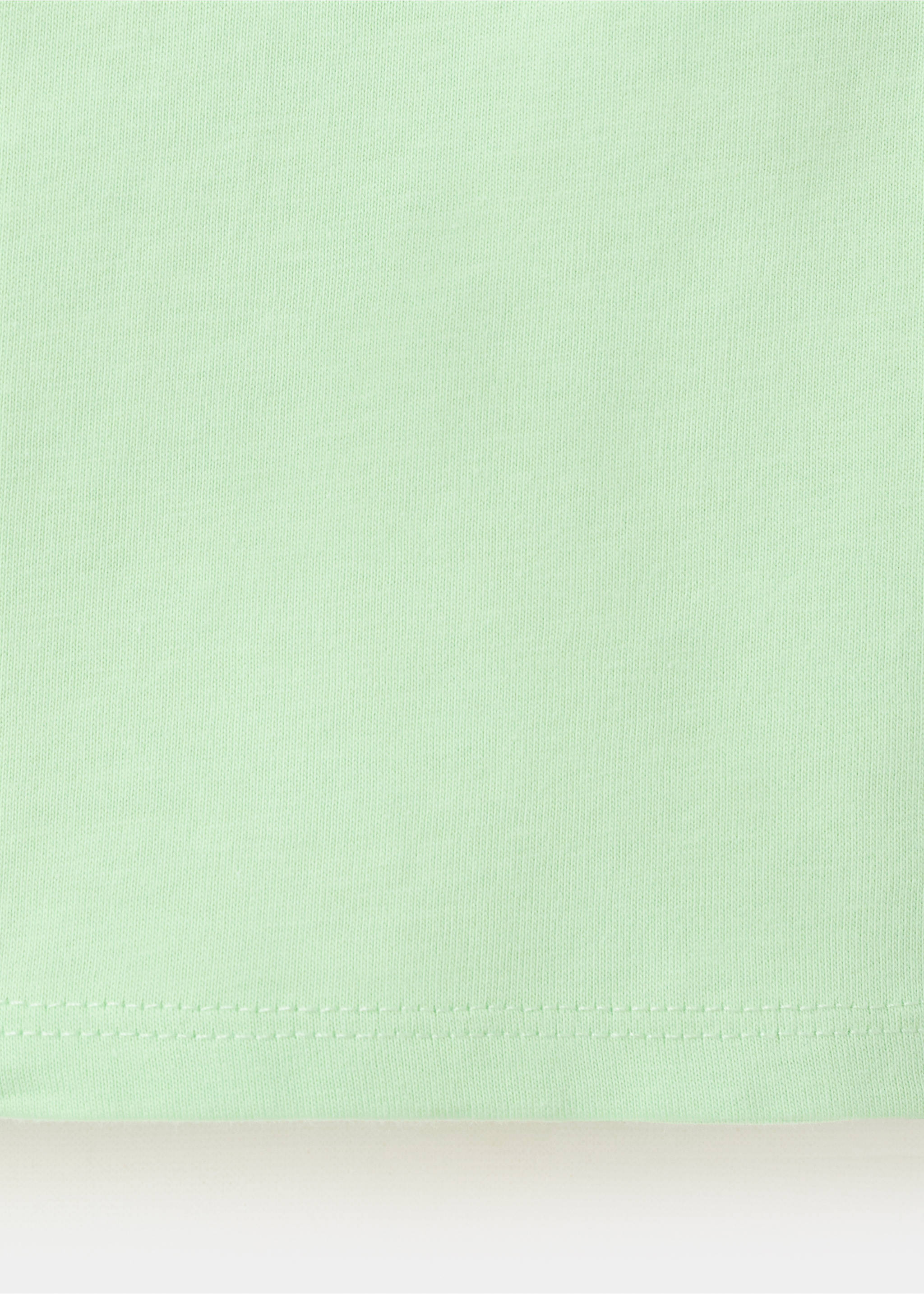 Off-the-shoulder ruffled top - Details of the article 0, Lime. Ref: 27007938-00.