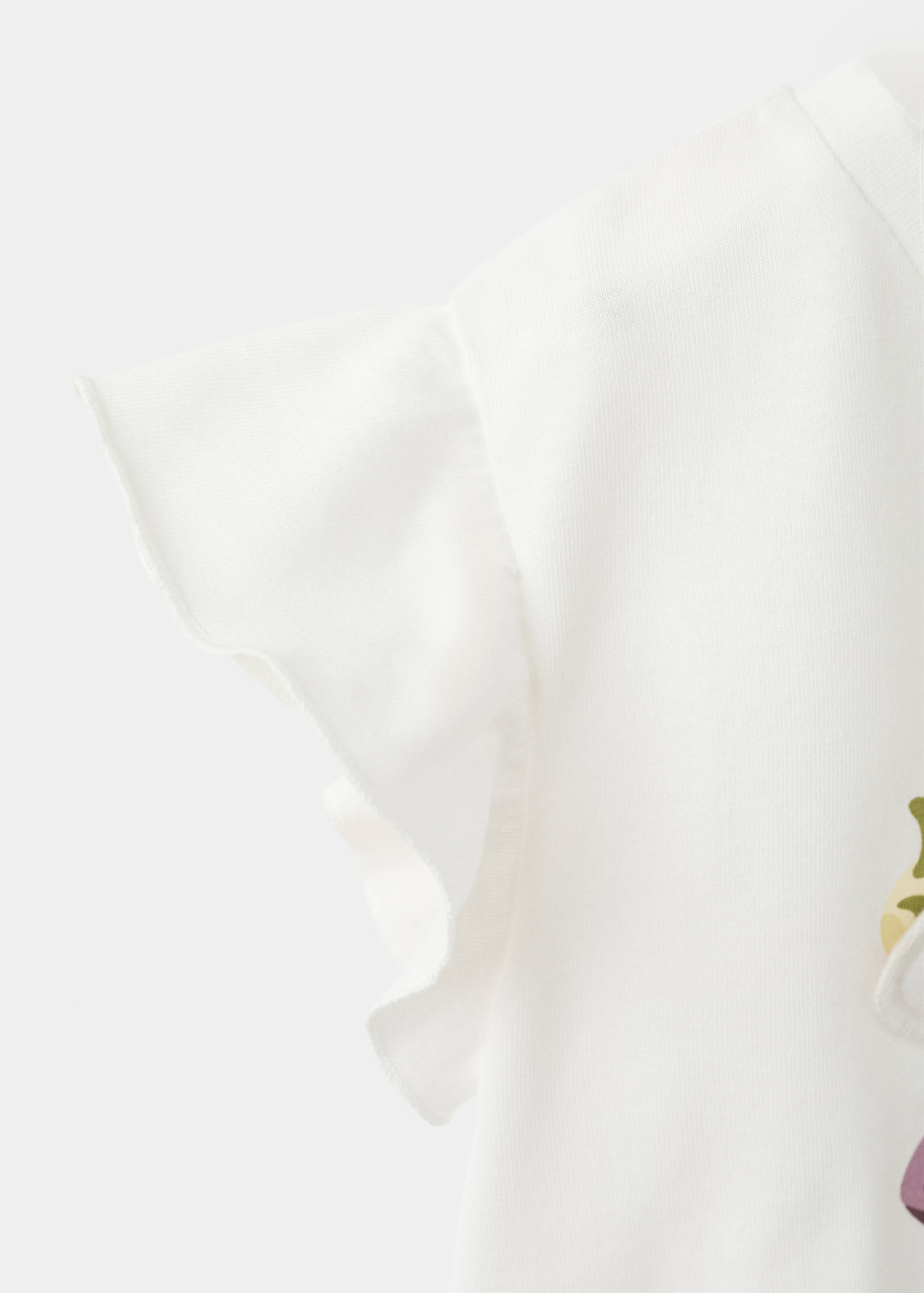 T-shirt imprimé à volants - Détail de l'article 0