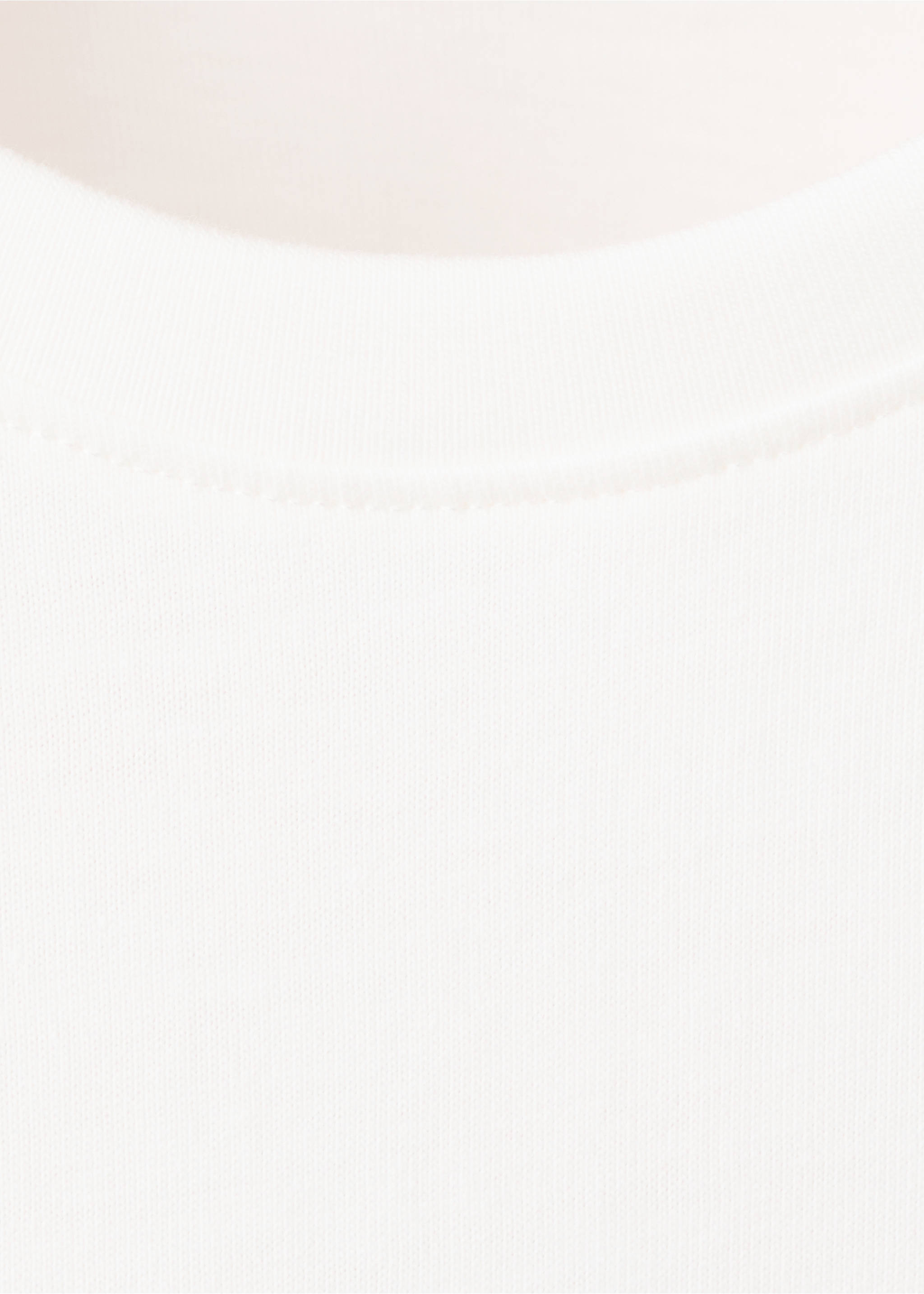 T-shirt en imprimé tropical - Détail de l'article 0, Blanc cassé. Ref: 27007941-00.