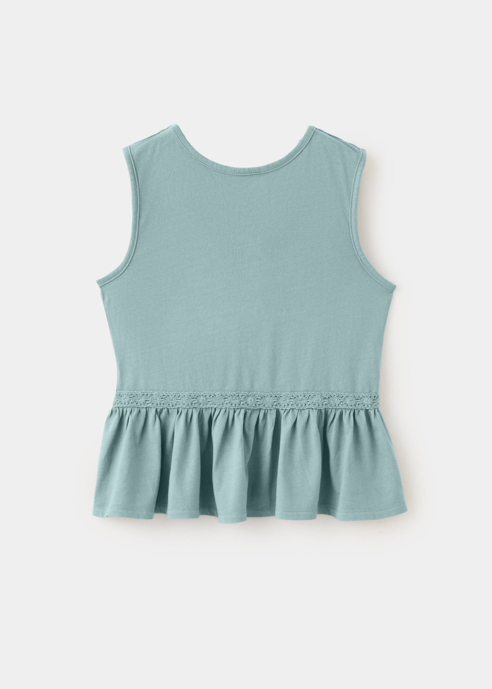 Haut à nœuds avec détails broderie - Verso de l’article