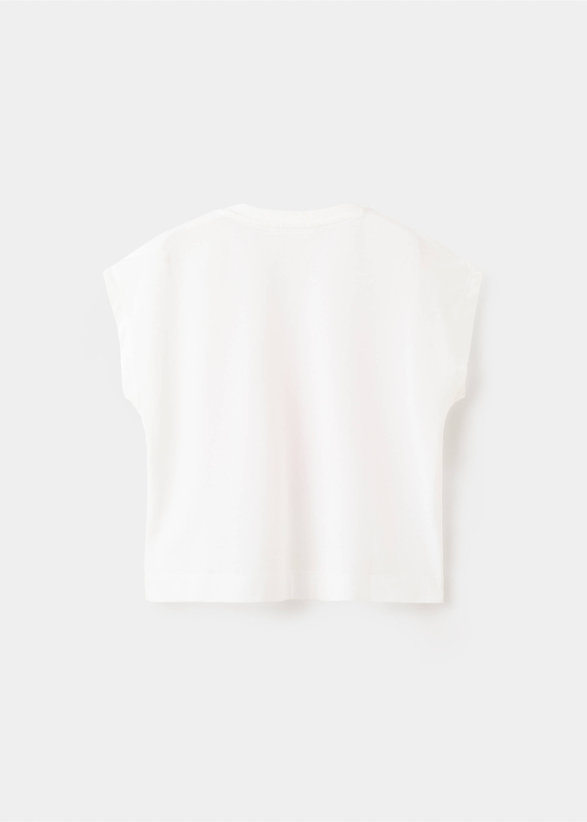 Floral-print cotton t-shirt - Reverse of the article, Off White. Ref: 27007945-00.