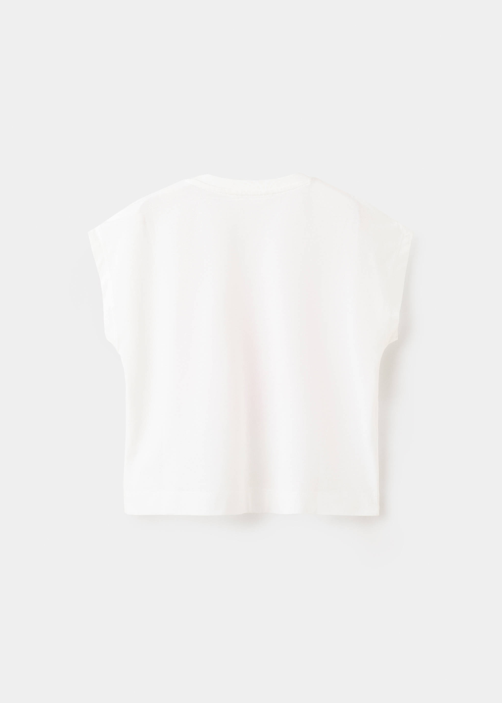 Floral-print cotton t-shirt - Reverse of the article