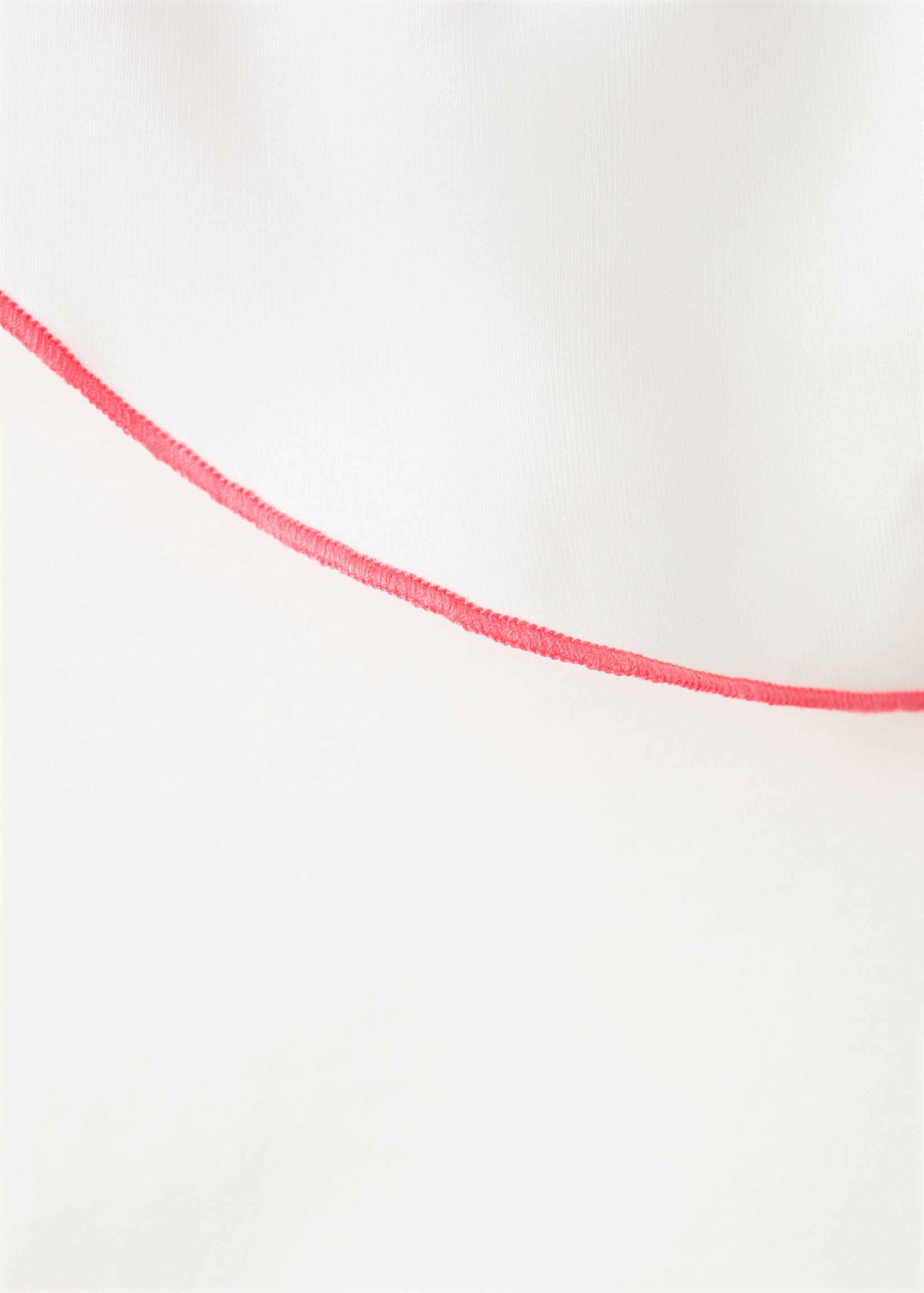 Contrast ruffle T-shirt - Details of the article 8