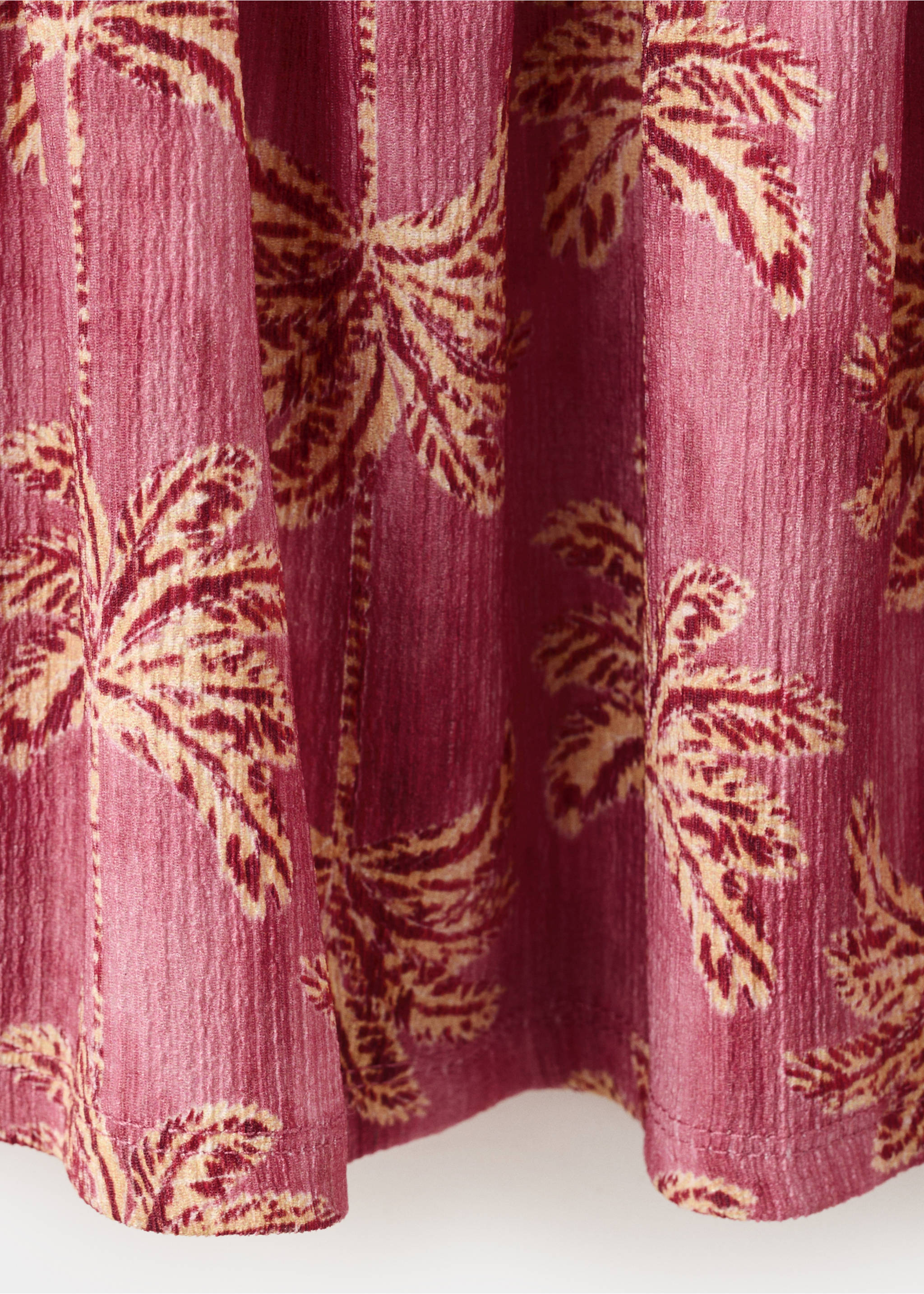 Printed strap top - Details of the article 0, Pink. Ref: 27007953-00.