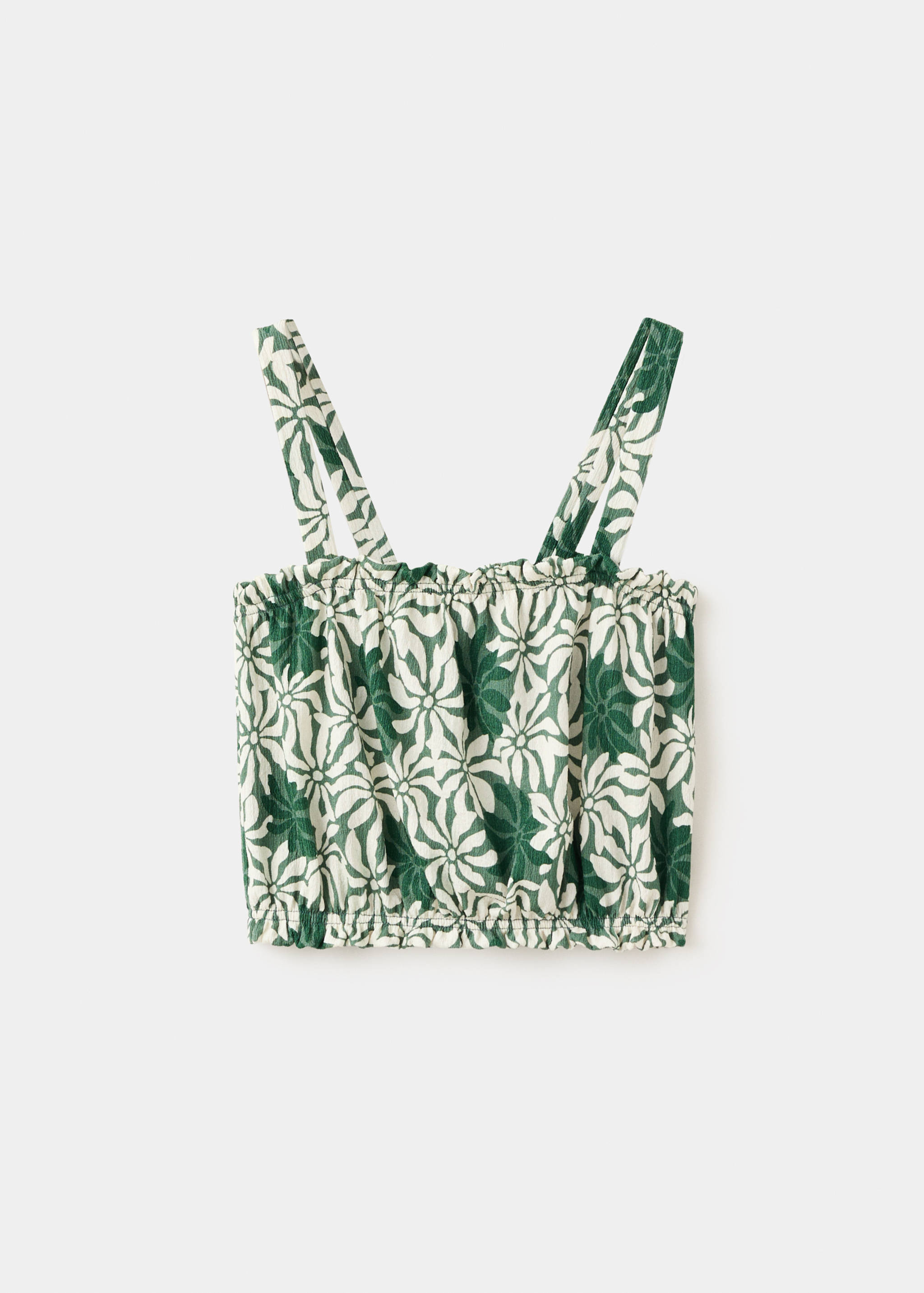 Floral print spaghetti strap top - Article without model