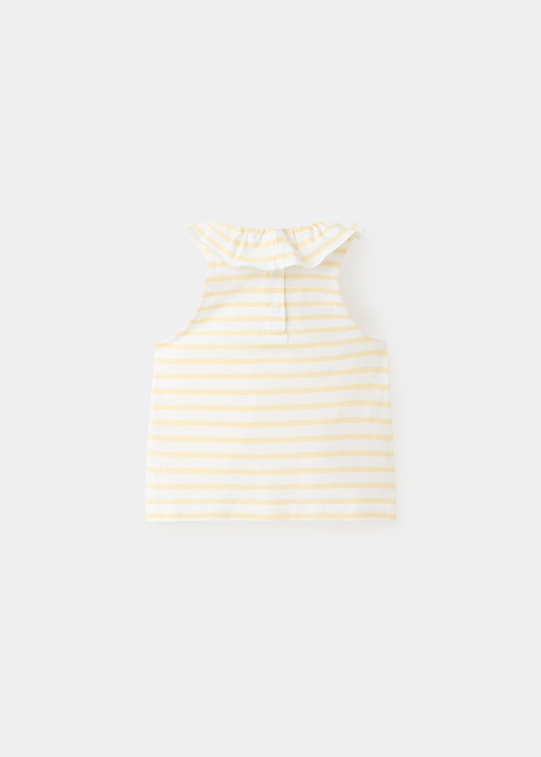 Striped frills top - Reverse of the article