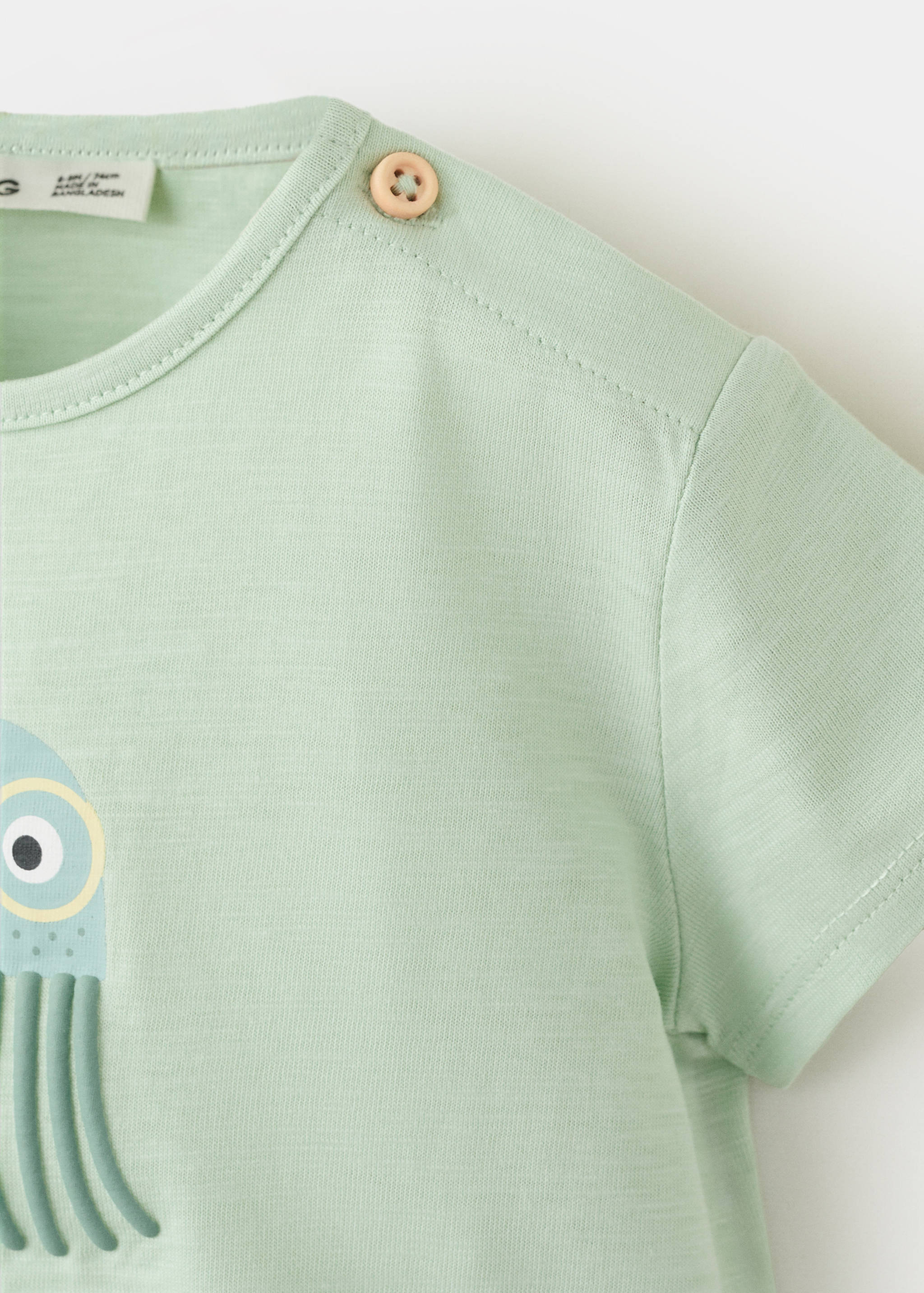 Animal print cotton T-shirt - تفاصيل المنتج 0