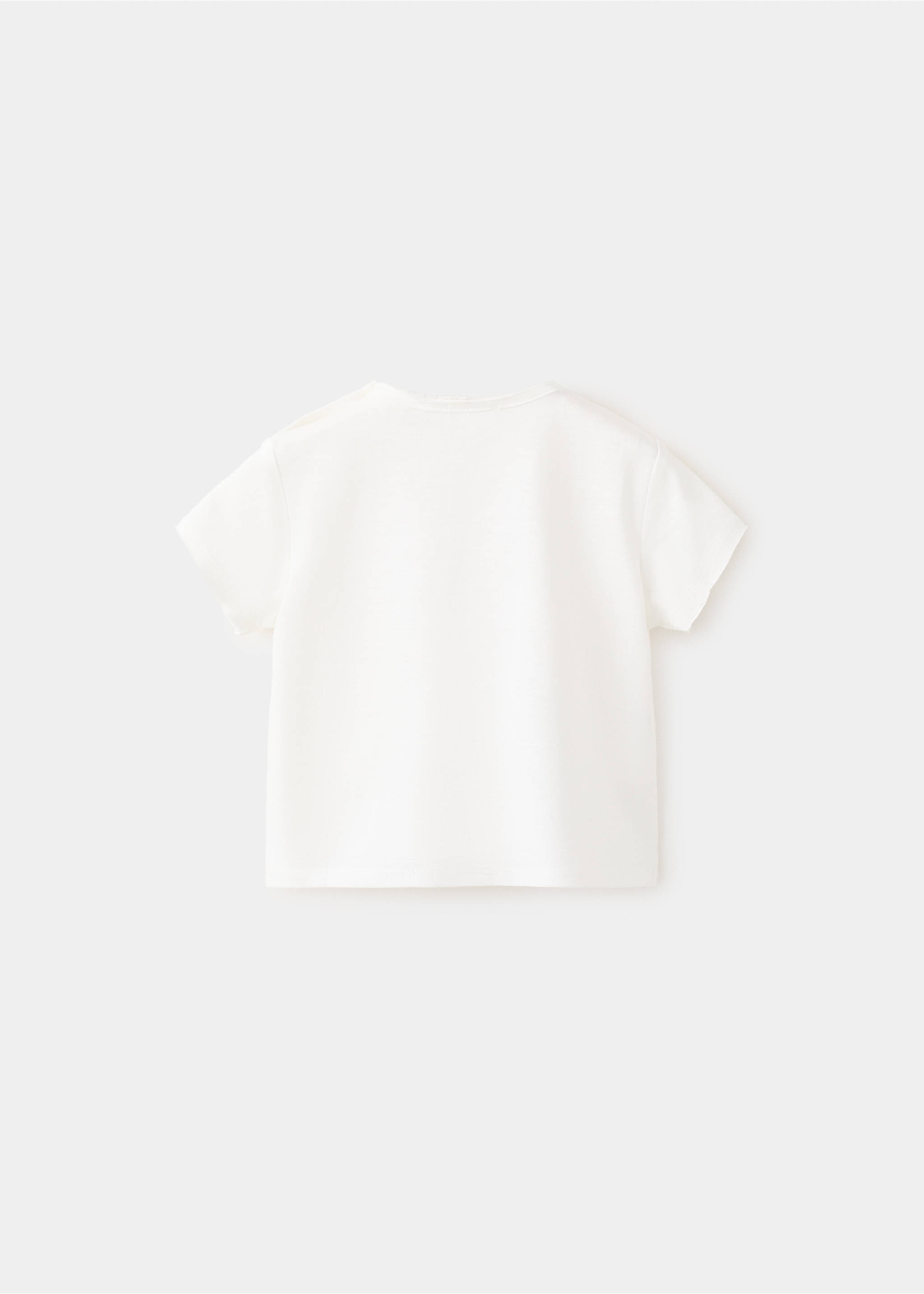Crab cotton T-shirt - Reverse of the article, Off White. Ref: 27008272-00.
