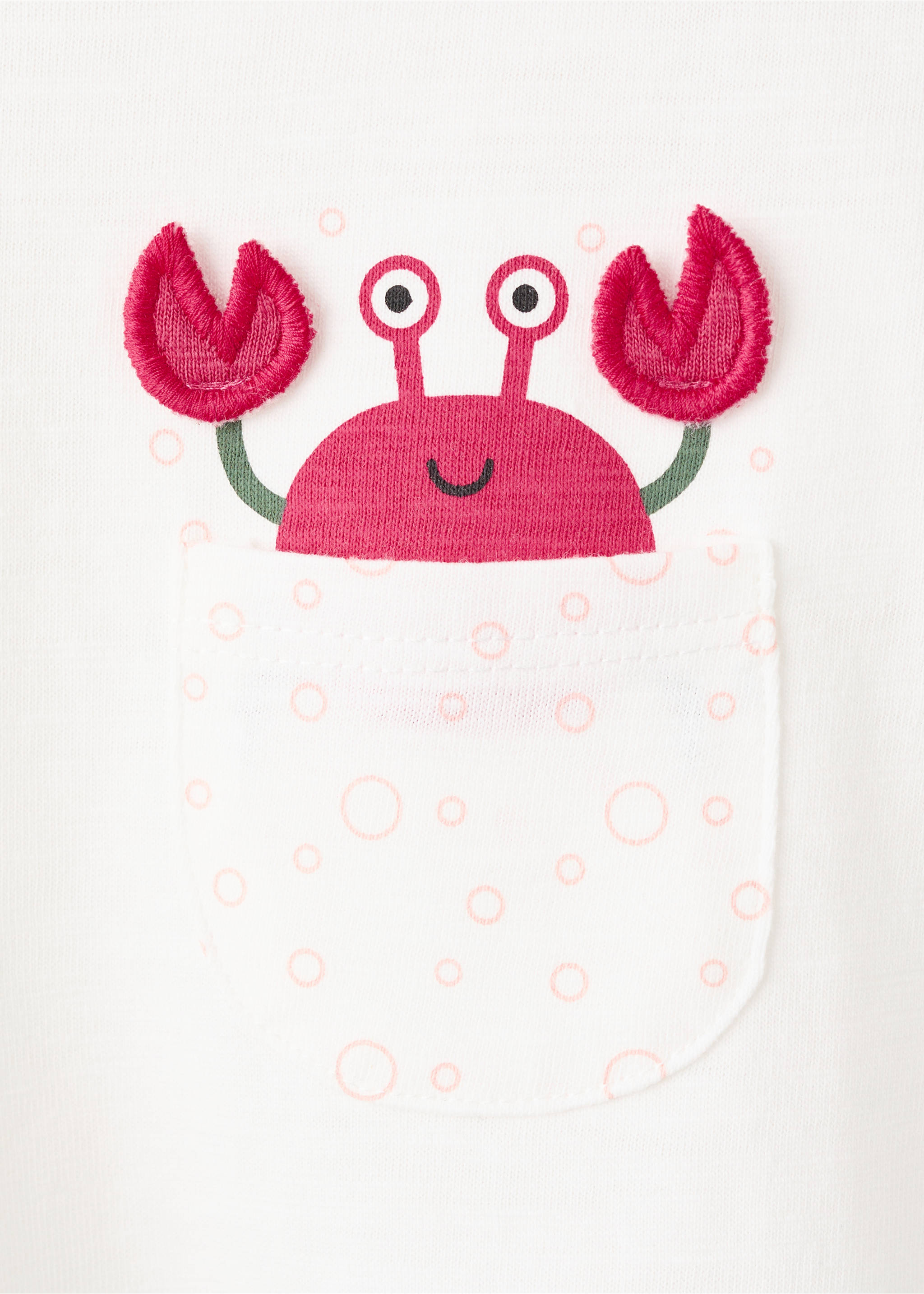 Crab cotton T-shirt - Details of the article 8, Off White. Ref: 27008272-00.