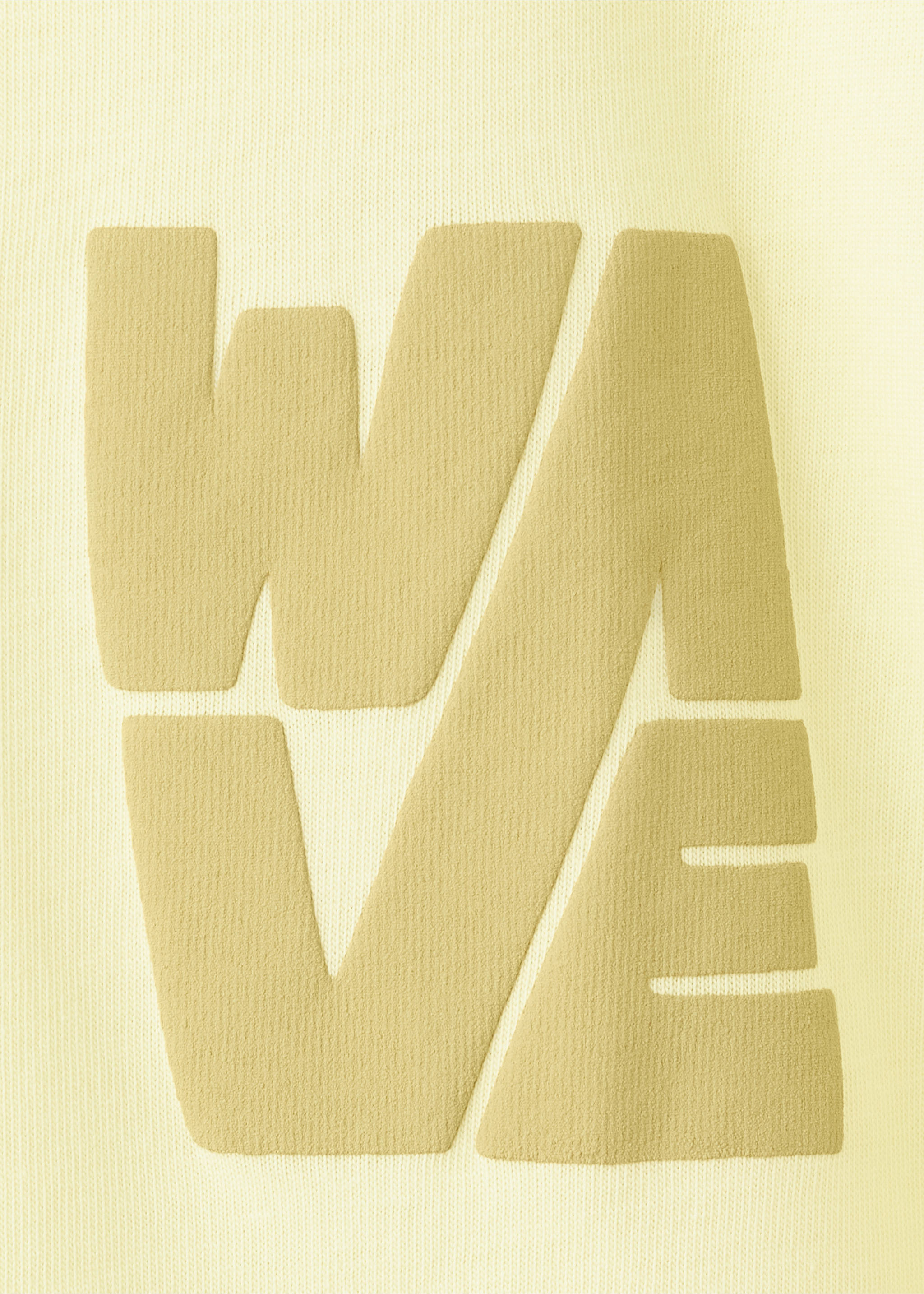 Printed cotton-blend t-shirt - Details of the article 8, Yellow. Ref: 27008274-00.