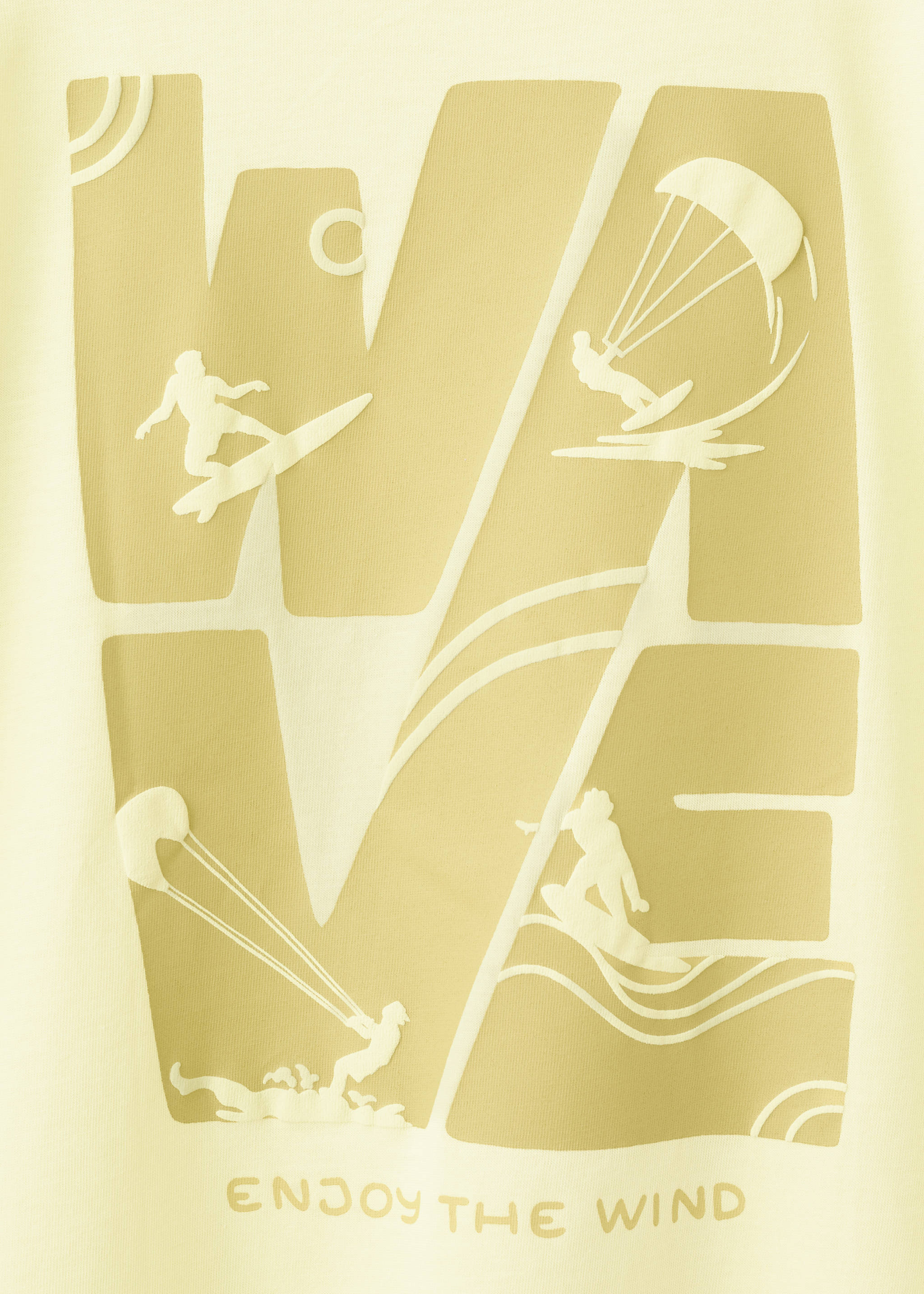 Printed cotton-blend t-shirt - Details of the article 0