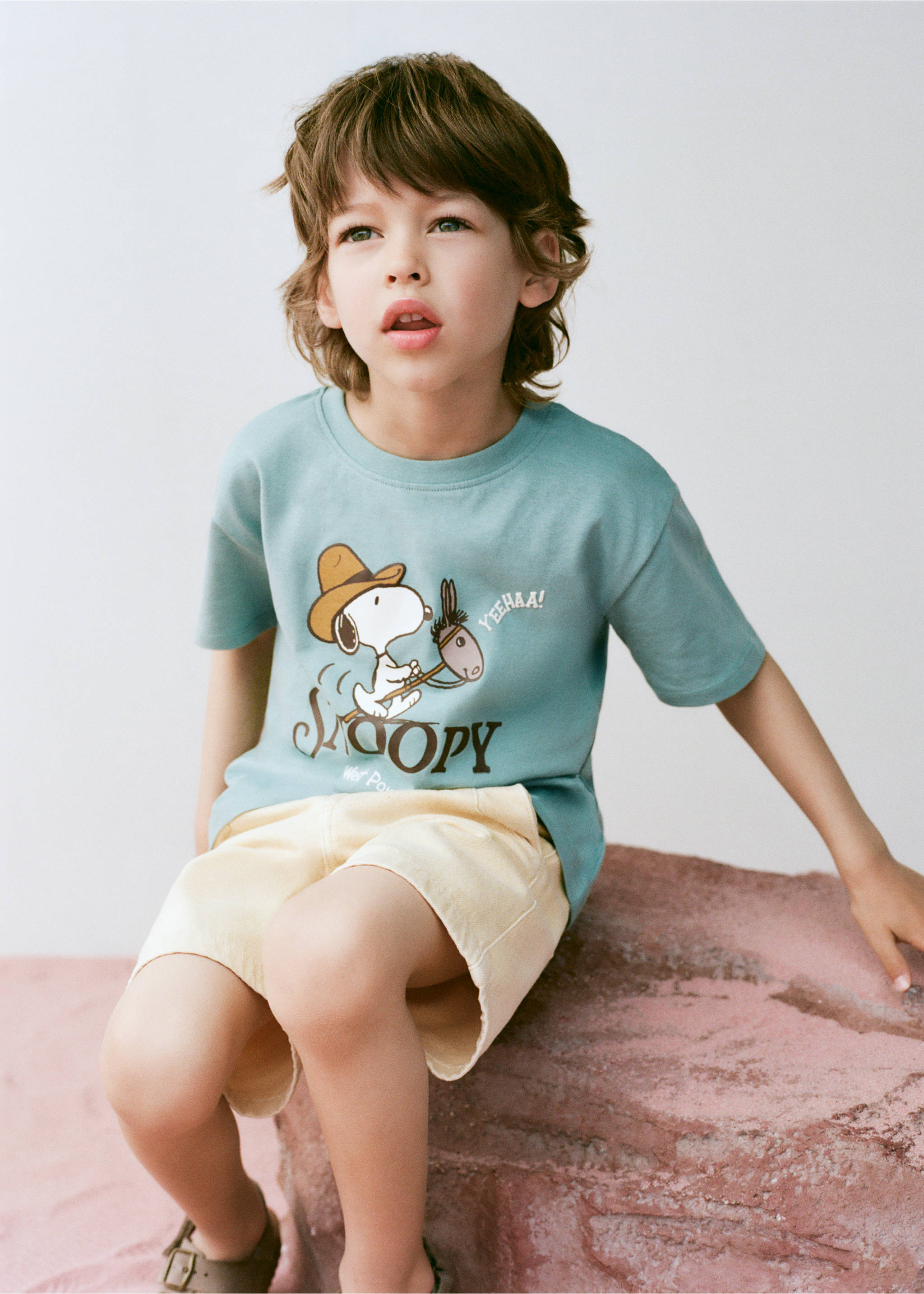 تيشيرت قطن سْنُوبي - تفاصيل المنتج 5, تركواز. Ref: 27008277-00.