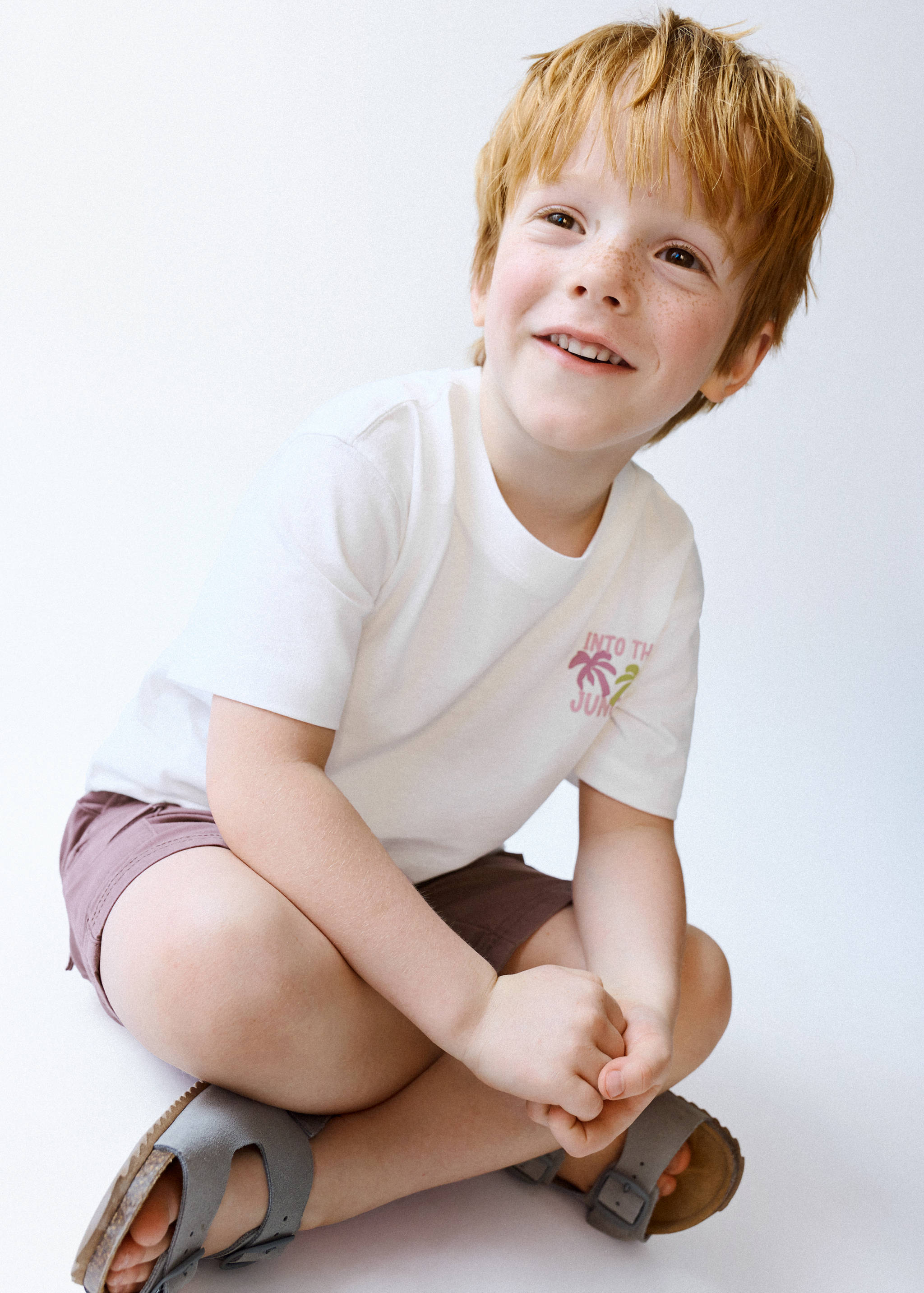 تي شيرت مطبوع من القطن - رؤية عامة