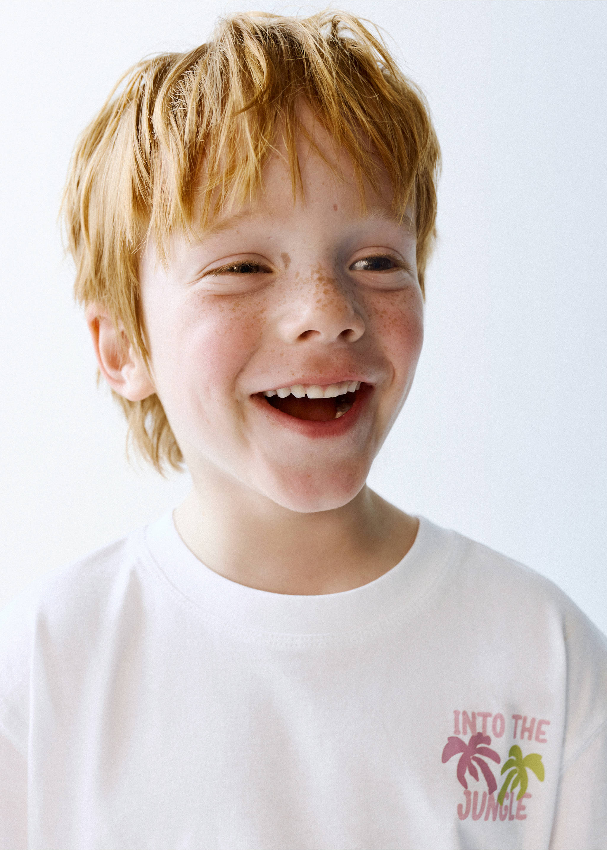 تي شيرت مطبوع من القطن - تفاصيل المنتج 1, أبيض. Ref: 27008279-00.