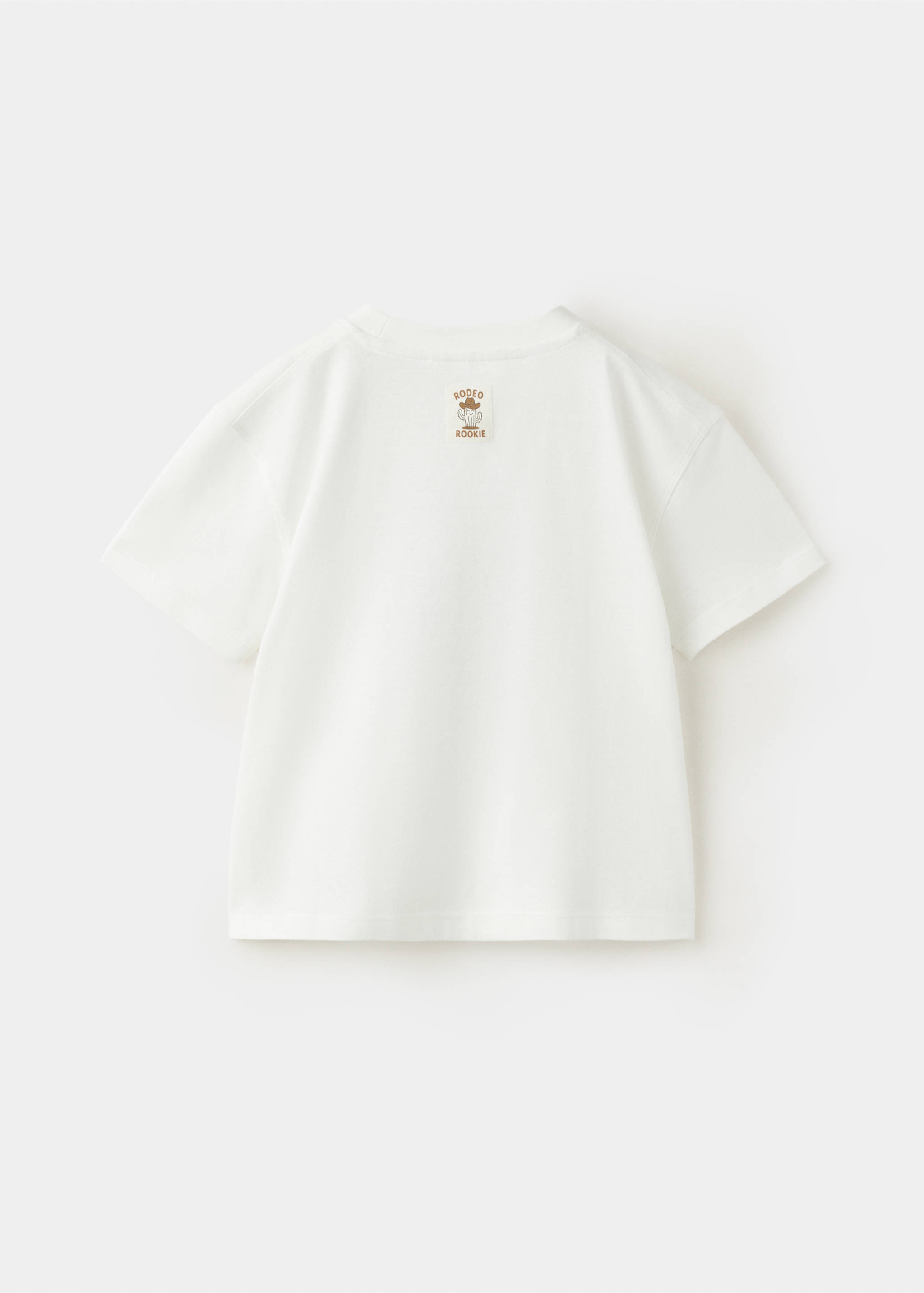 Printed cotton-blend t-shirt - Reverse of the article, Off White. Ref: 27008281-00.