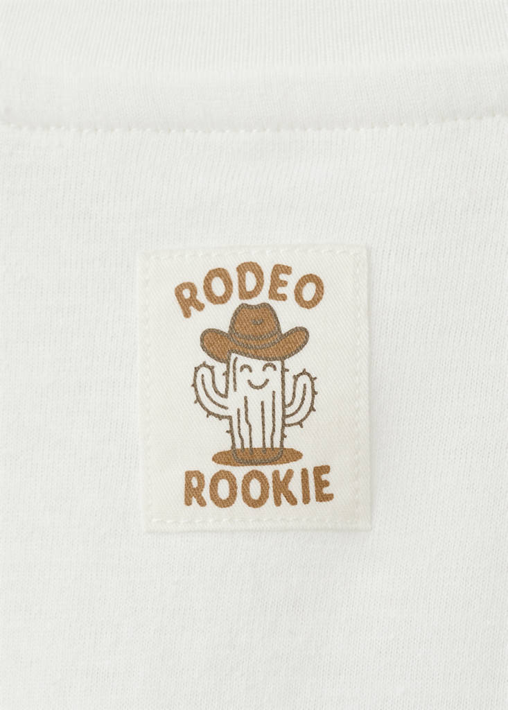 Printed cotton-blend t-shirt — Off White