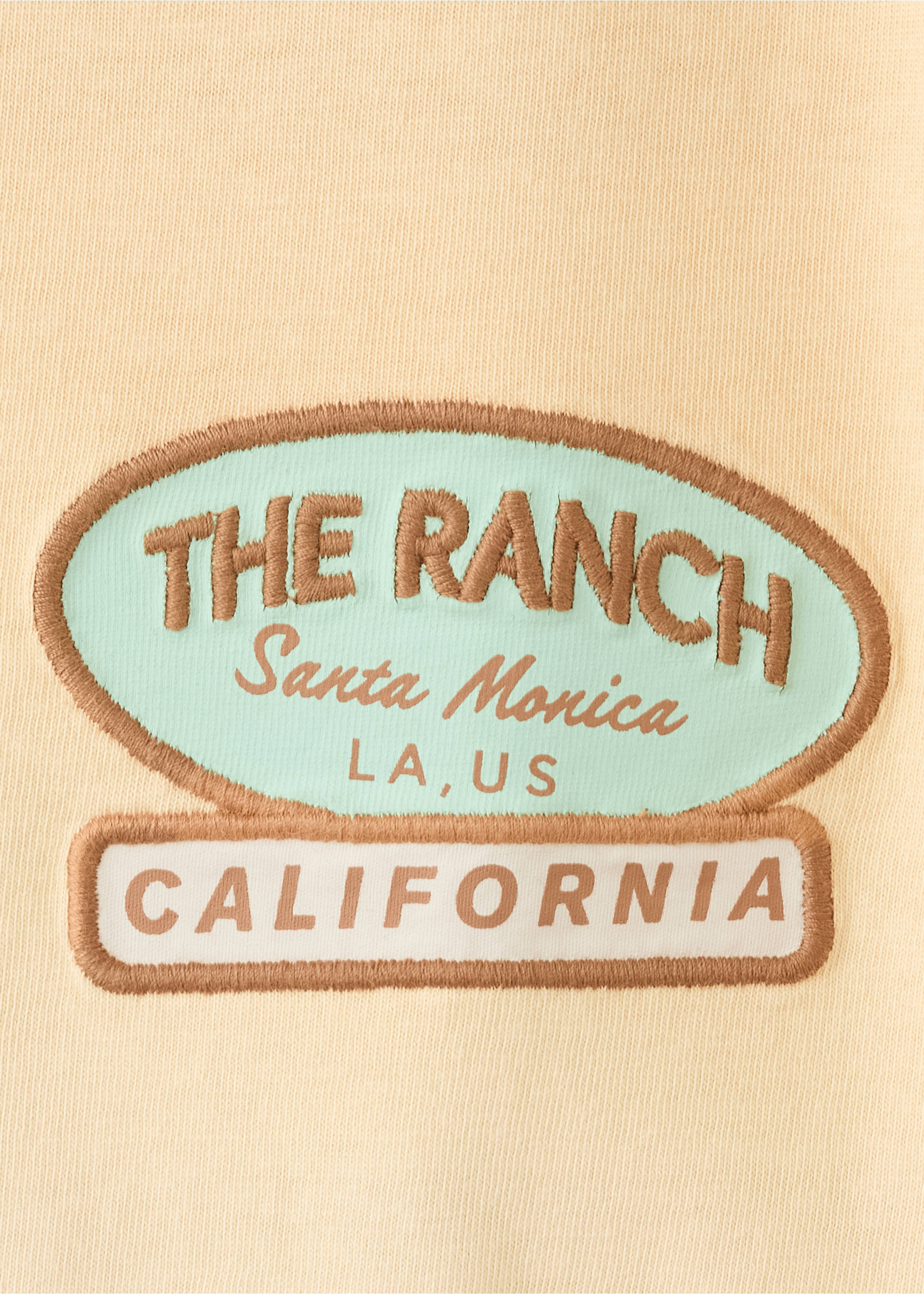 تيشيرت بتدرجات لونية وتطريز - تفاصيل المنتج 8, الفانيلا. Ref: 27008282-00.