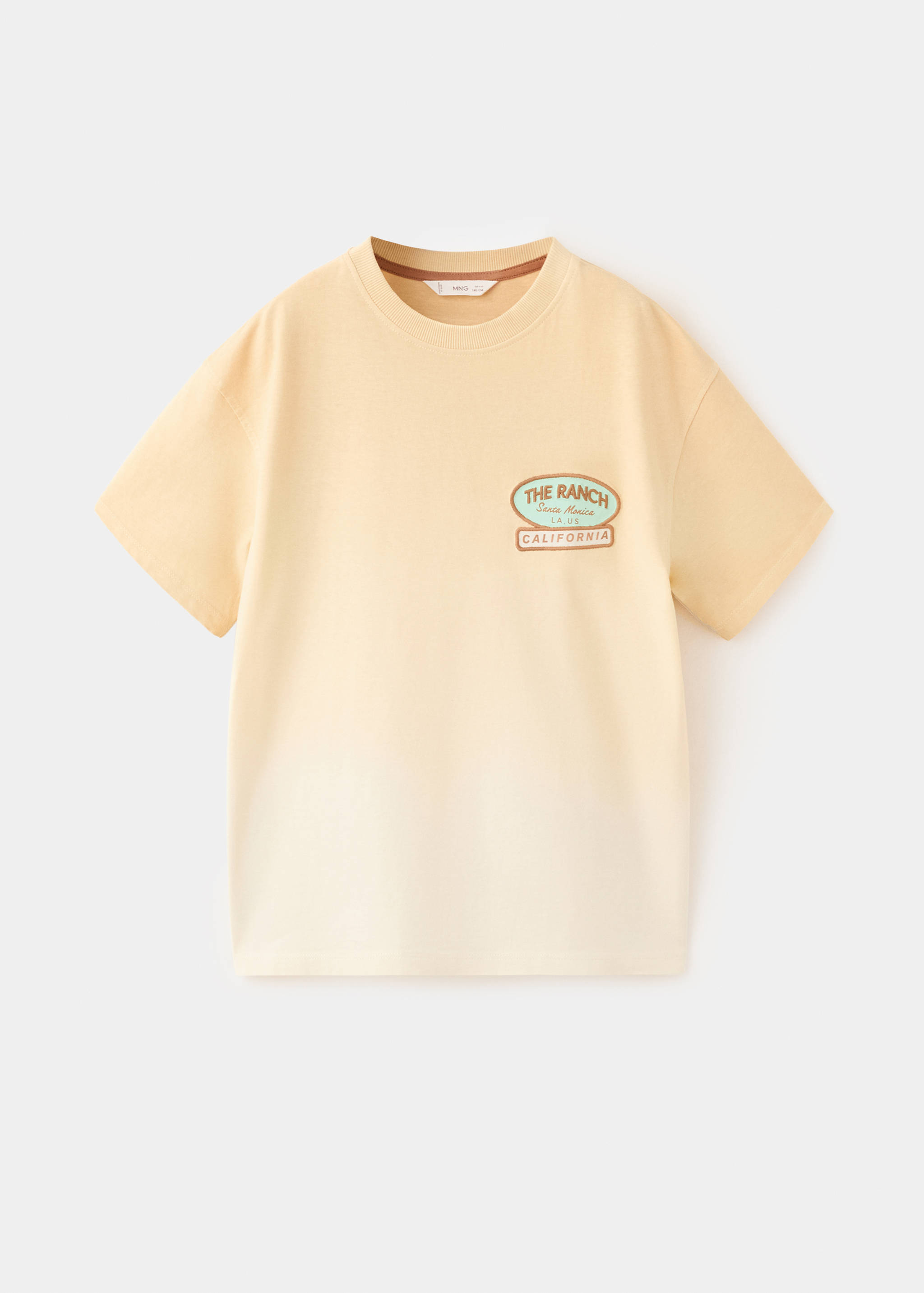 Gradient T-shirt with embroidery detail - Article without model