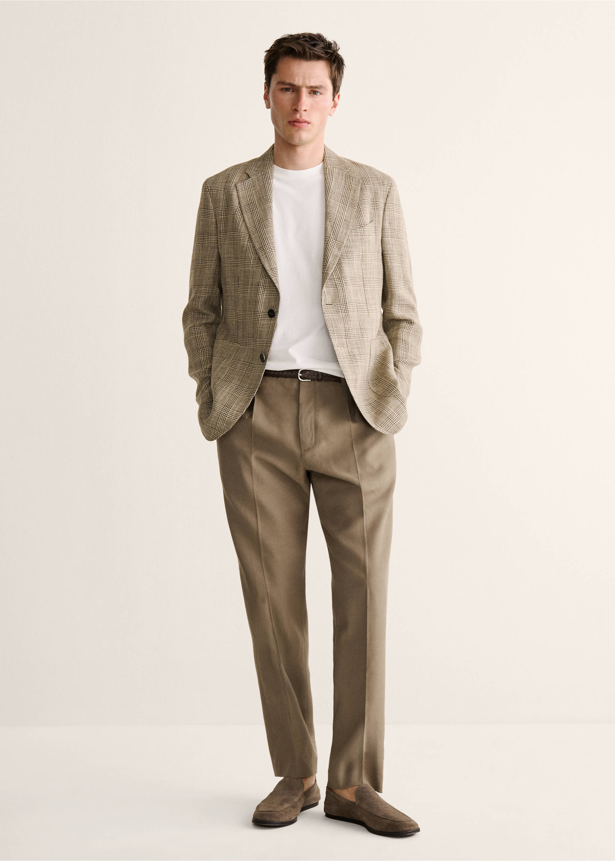 100% cotton slim-fit t-shirt - General plane, Off White. Ref: 27008283-00.