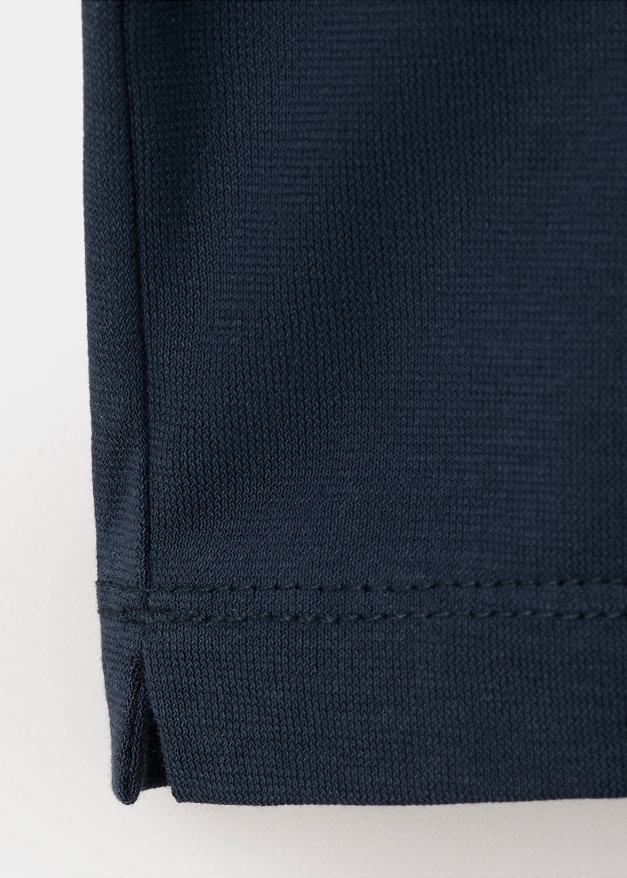 100% cotton slim-fit t-shirt - Details of the article 0, Navy. Ref: 27008284-00.