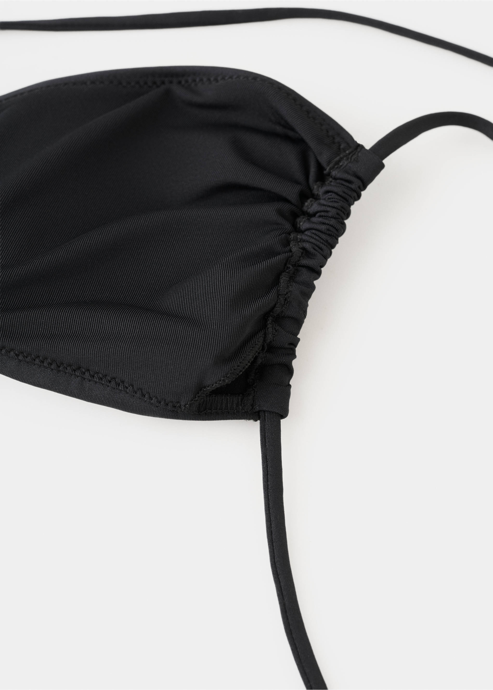 Bandeau bikini top - Details of the article 8, Black. Ref: 27008659-00.