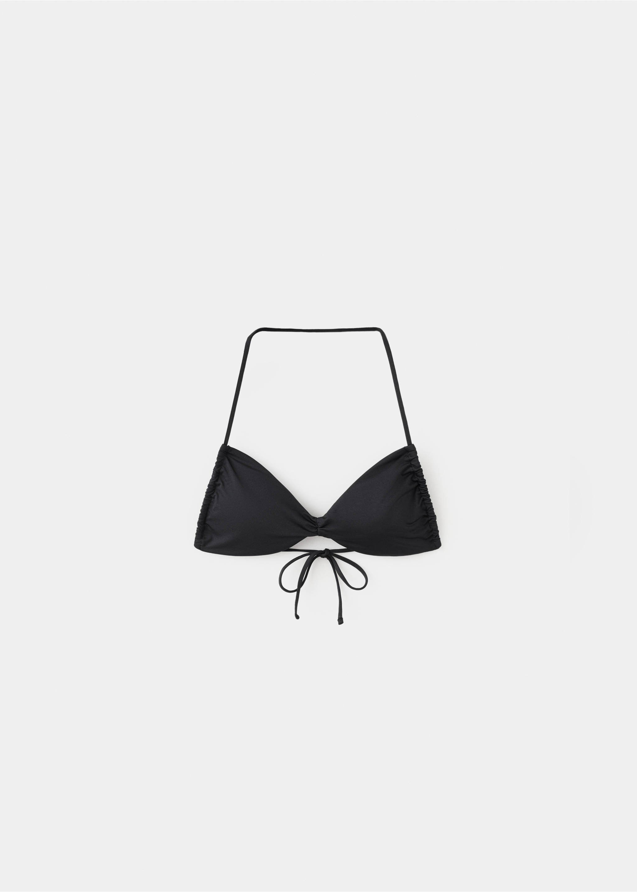 Top bikini bandeau frunces - Artículo sin modelo, Negro. Ref: 27008659-00.