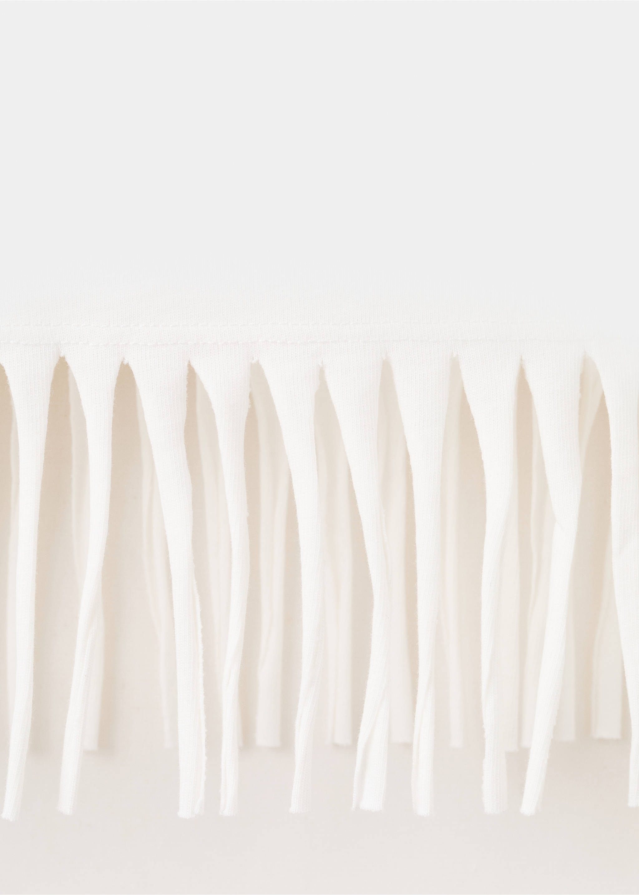 Débardeur à franges - Détail de l'article 0, Blanc cassé. Ref: 27008660-00.