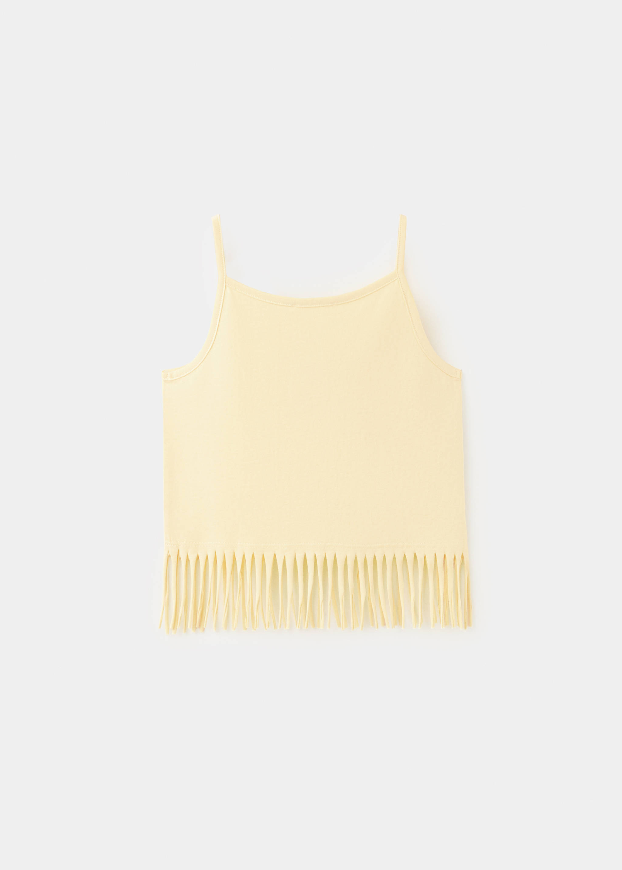 Fringed vest top - Reverse of the article