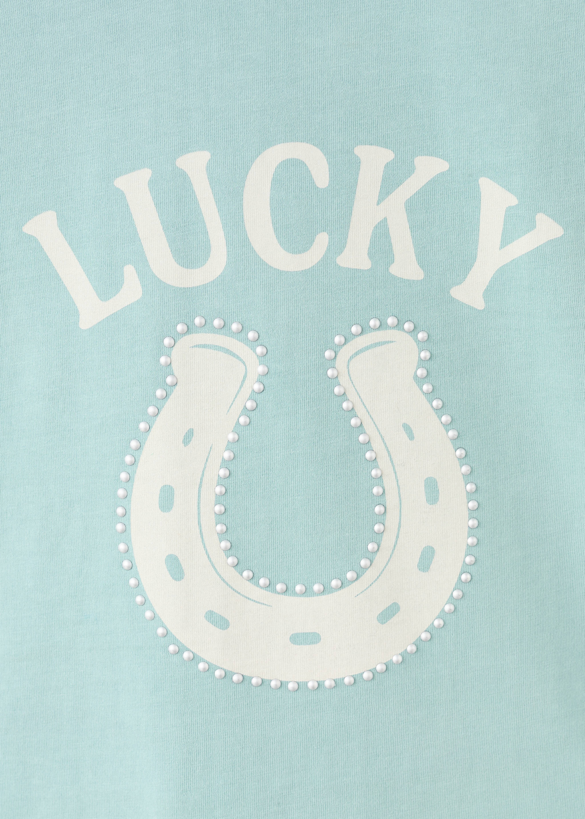 Printed T-shirt with tie details - Details of the article 8