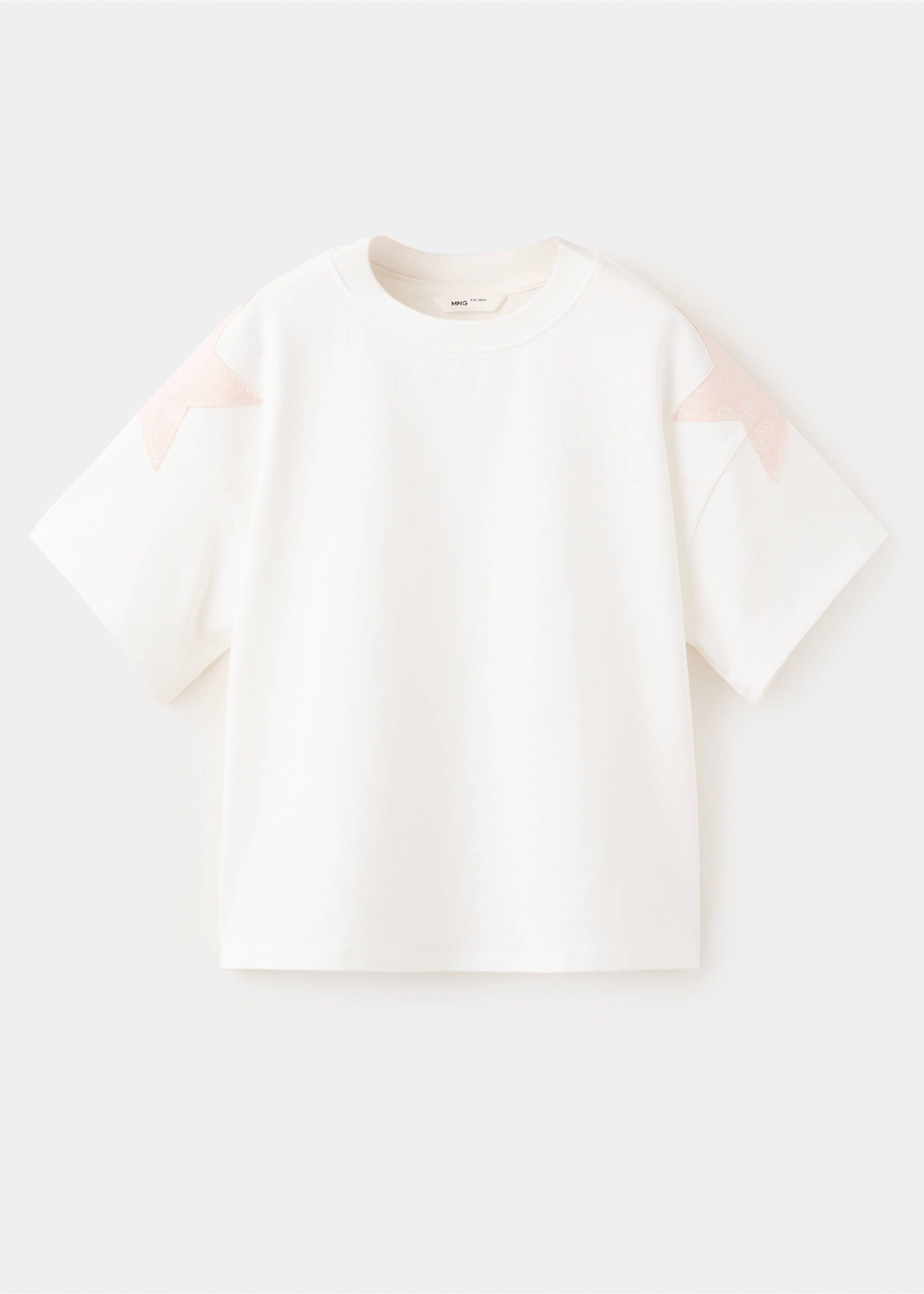 Camiseta algodón estrellas - Artículo sin modelo, Blanco roto. Ref: 27008663-00.