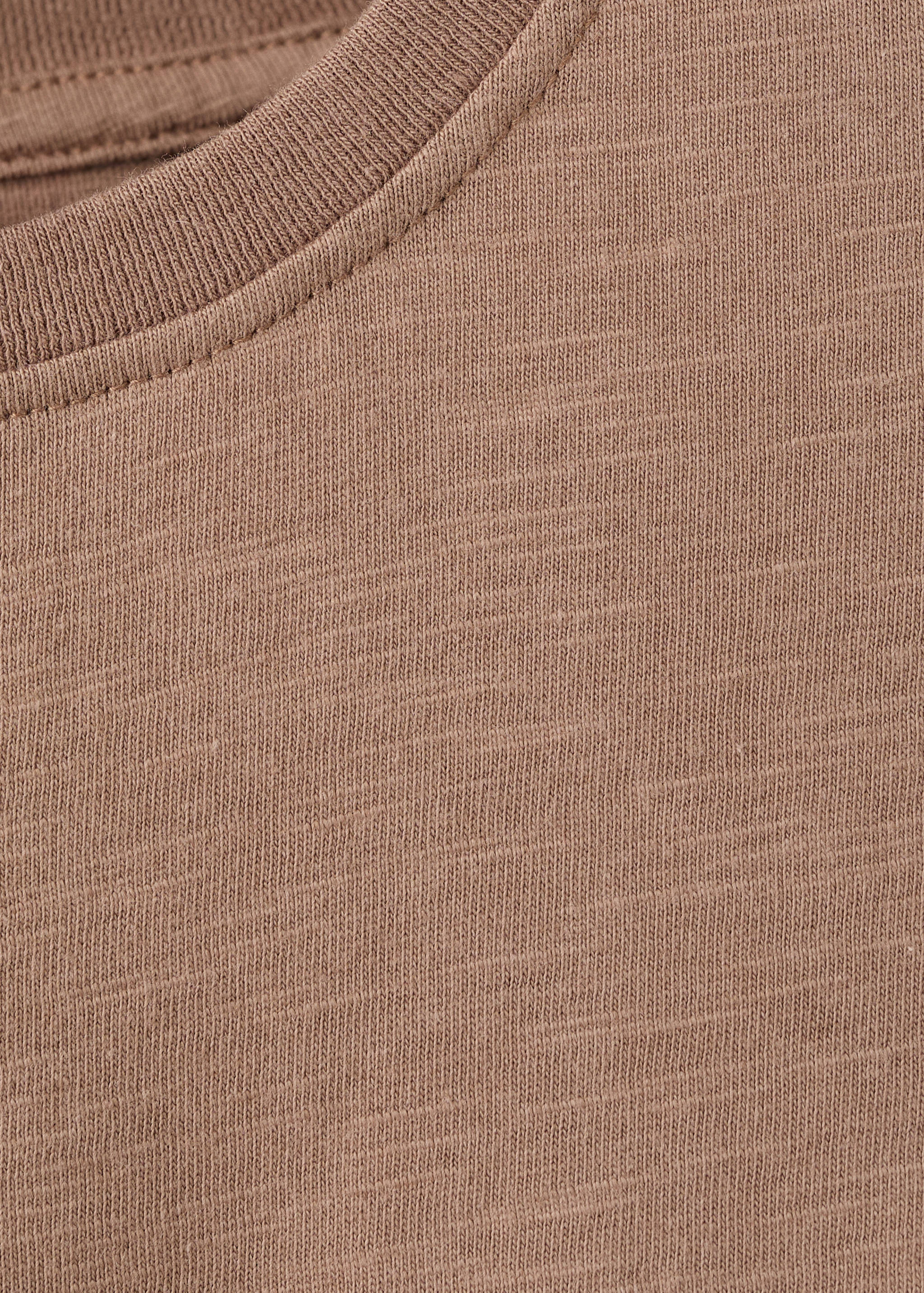 T-shirt coton détails brodés - Détail de l'article 0