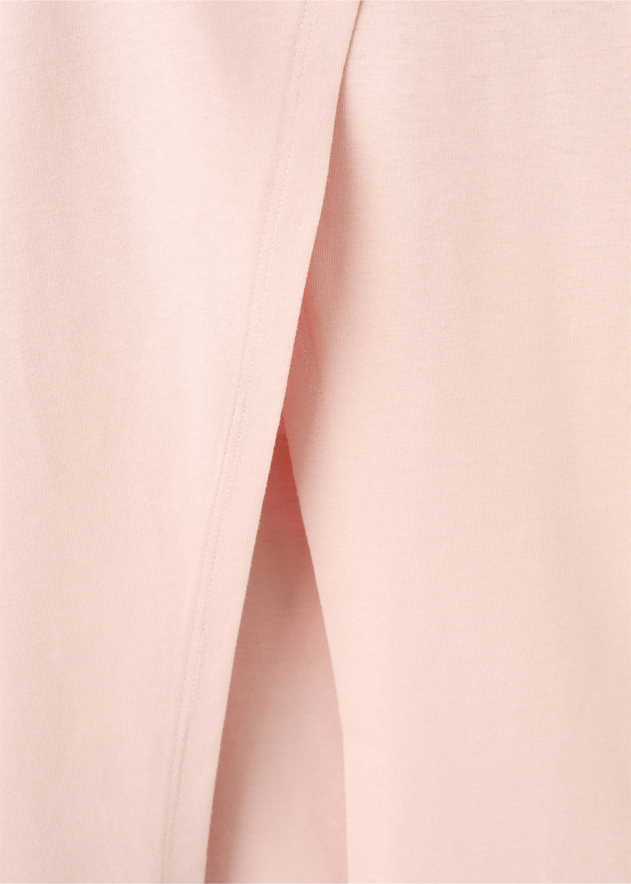 T-shirt imprimée avec ouverture dans le dos - Détail de l'article 0, Rose. Ref: 27008665-00.