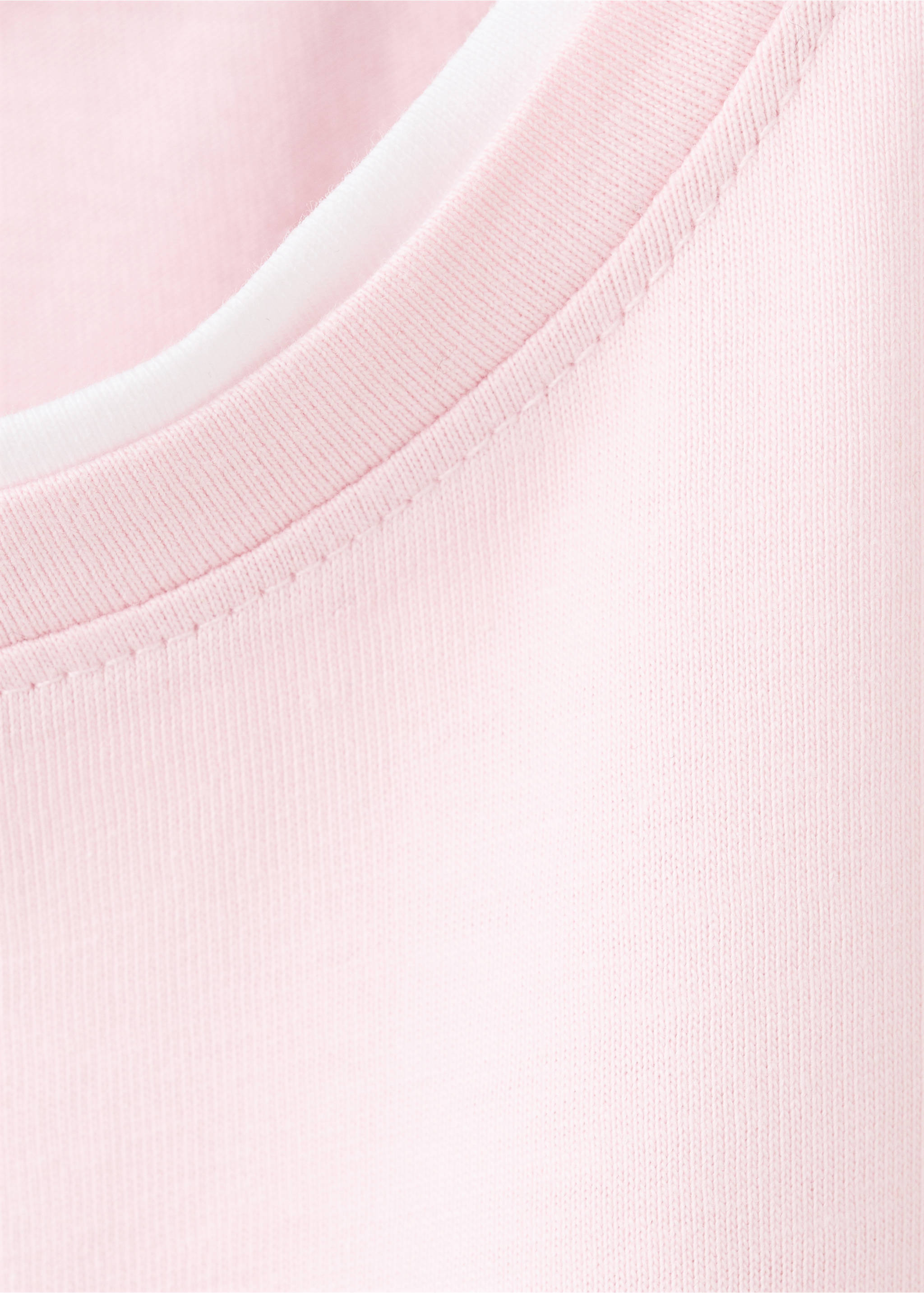 تيشيرت بأكمام قصيرة بتأثير مزدوج - تفاصيل المنتج 8, أرجواني. Ref: 27008667-00.