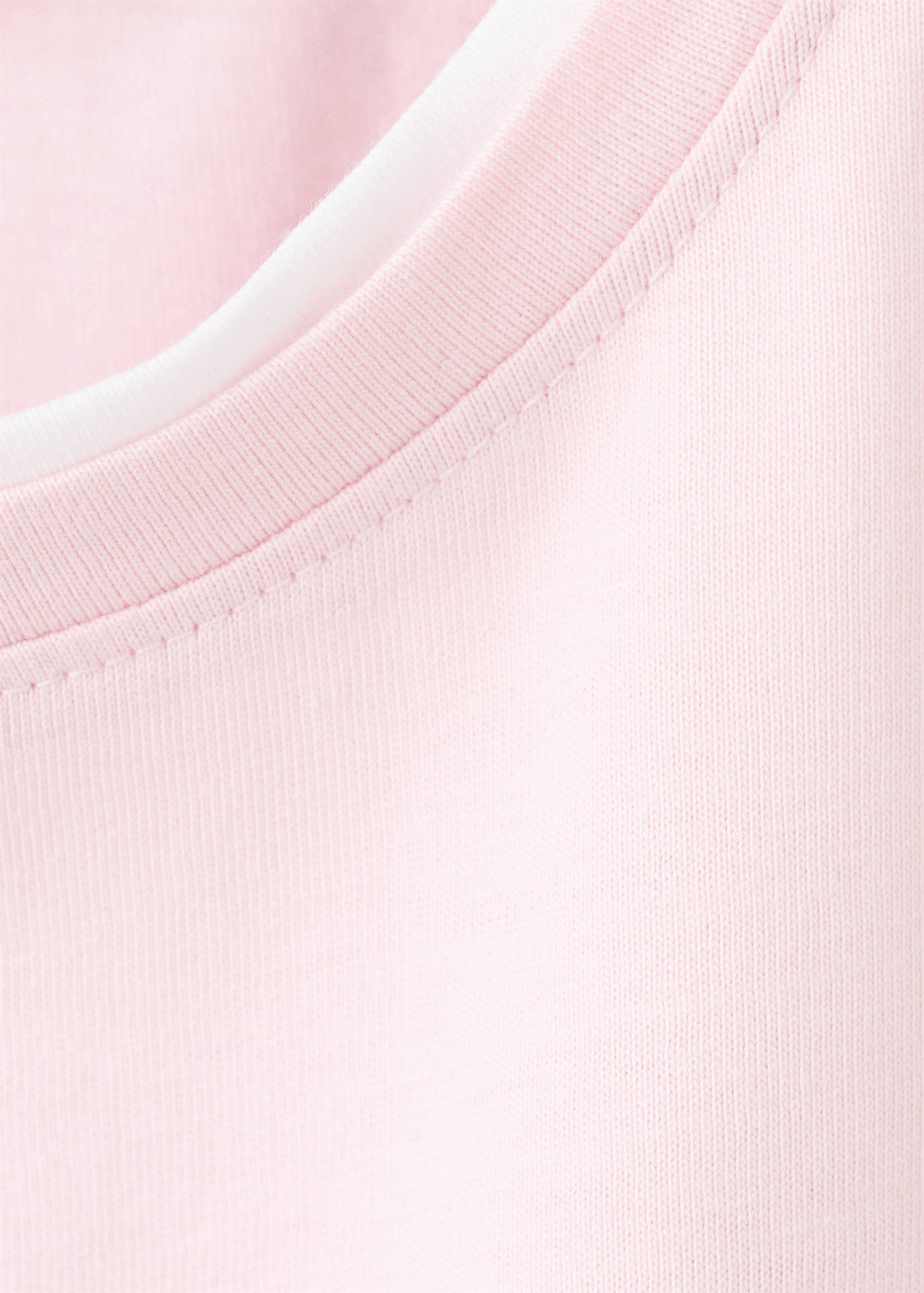 تيشيرت بأكمام قصيرة بتأثير مزدوج - تفاصيل المنتج 8