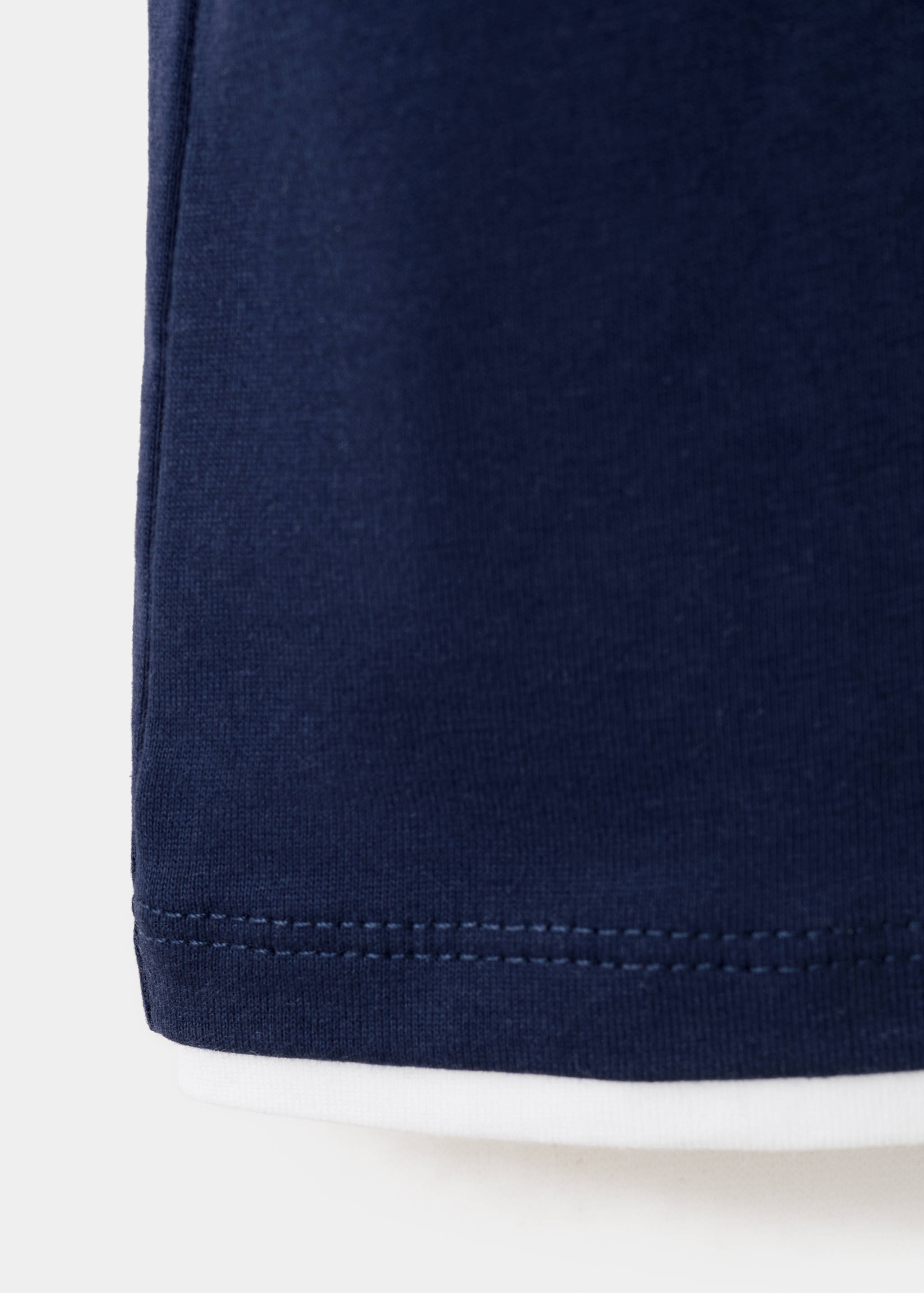 Short sleeve double-layer effect T-shirt - Details of the article 8