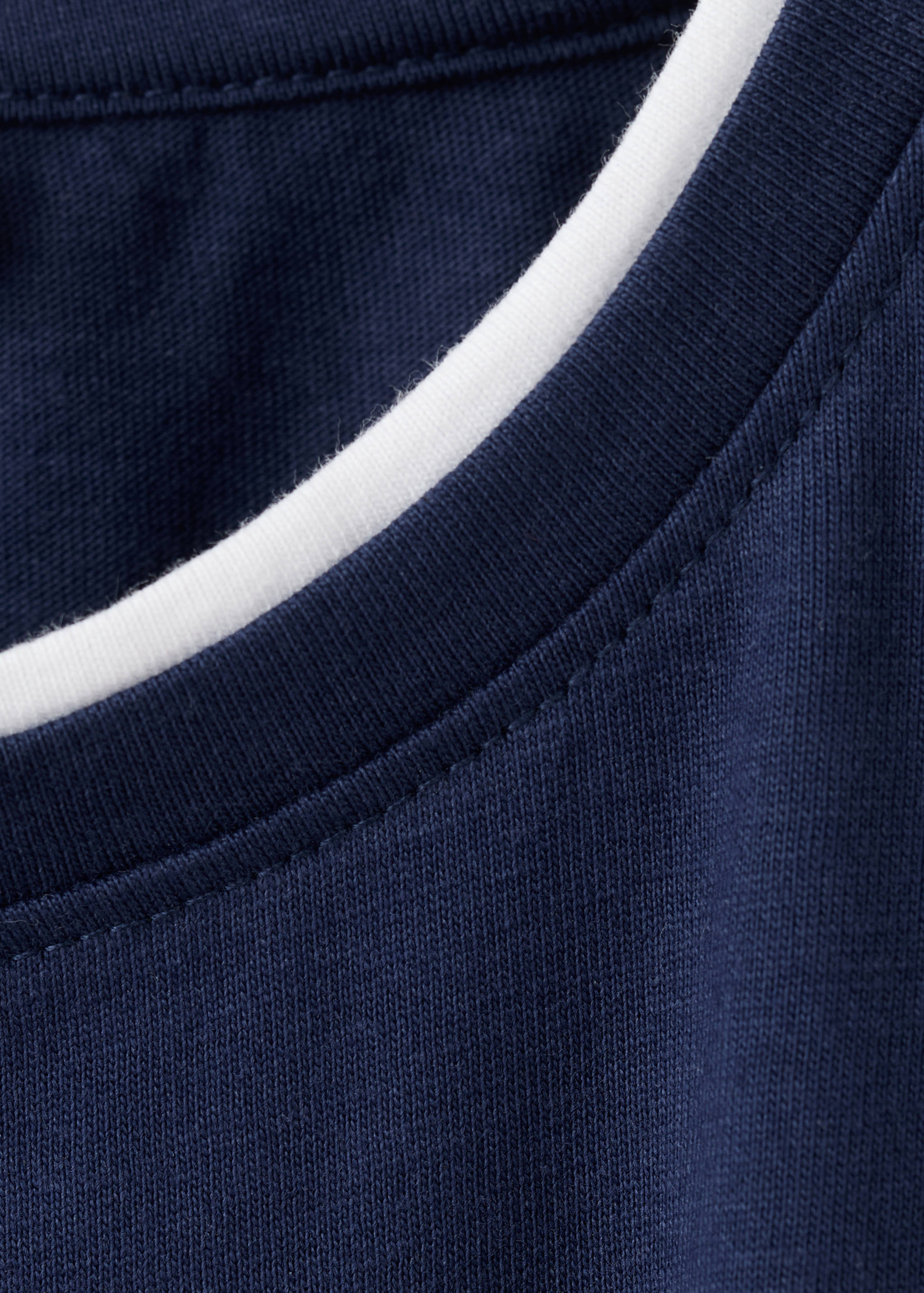 Short sleeve double-layer effect T-shirt - Details of the article 0