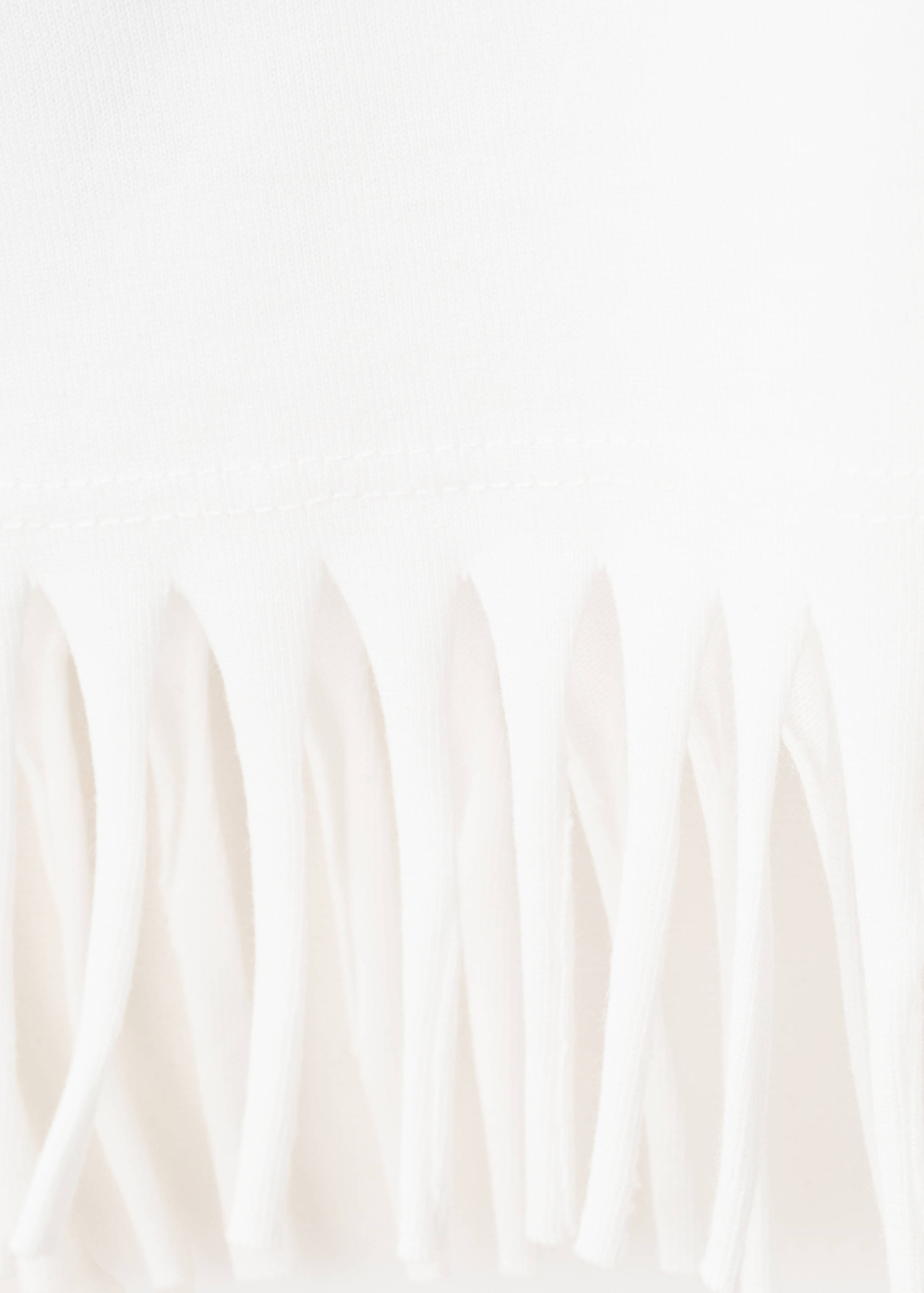 Camiseta algodón detalle flecos - Detalle del artículo 0