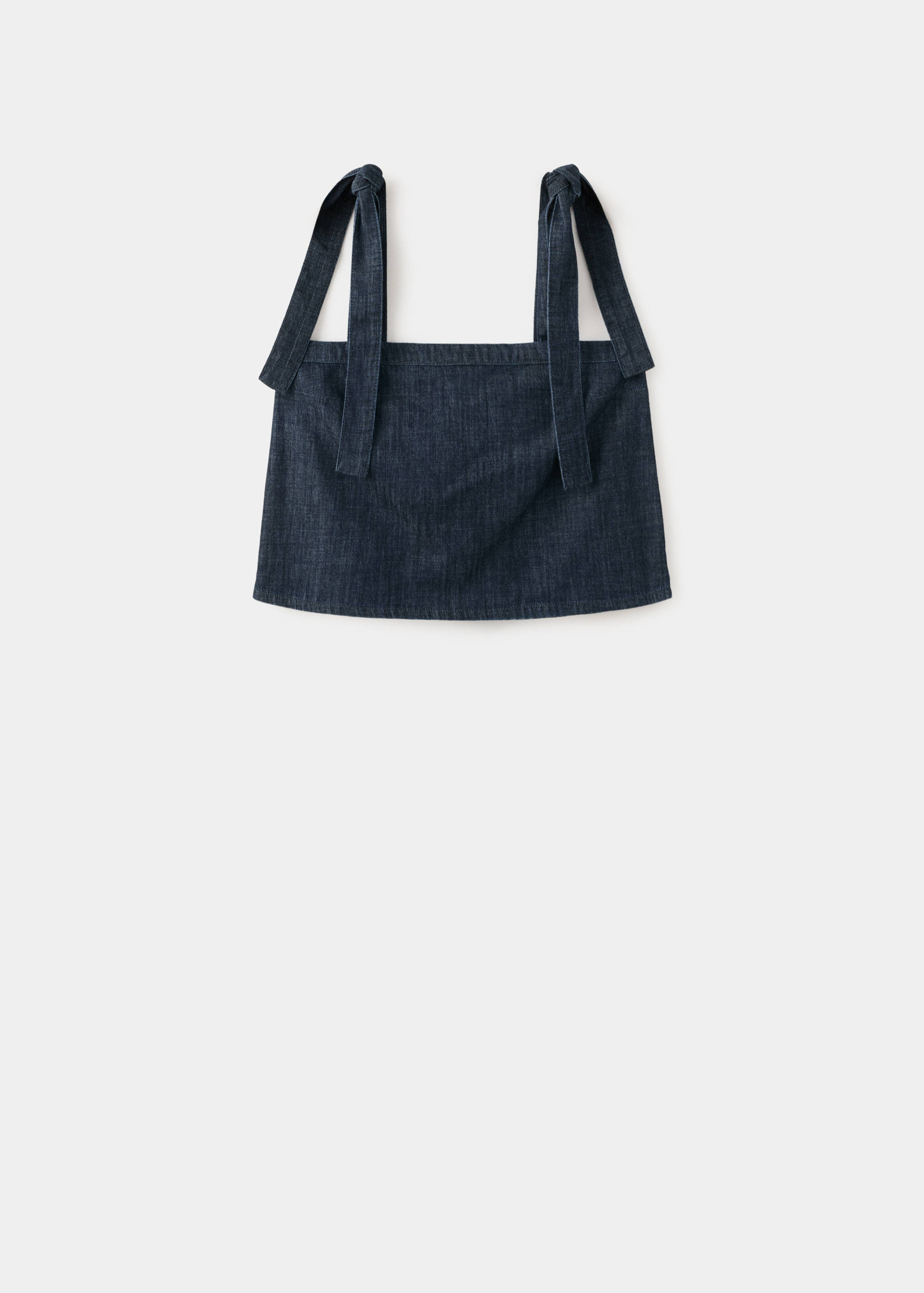 Strapless denim top - Article without model