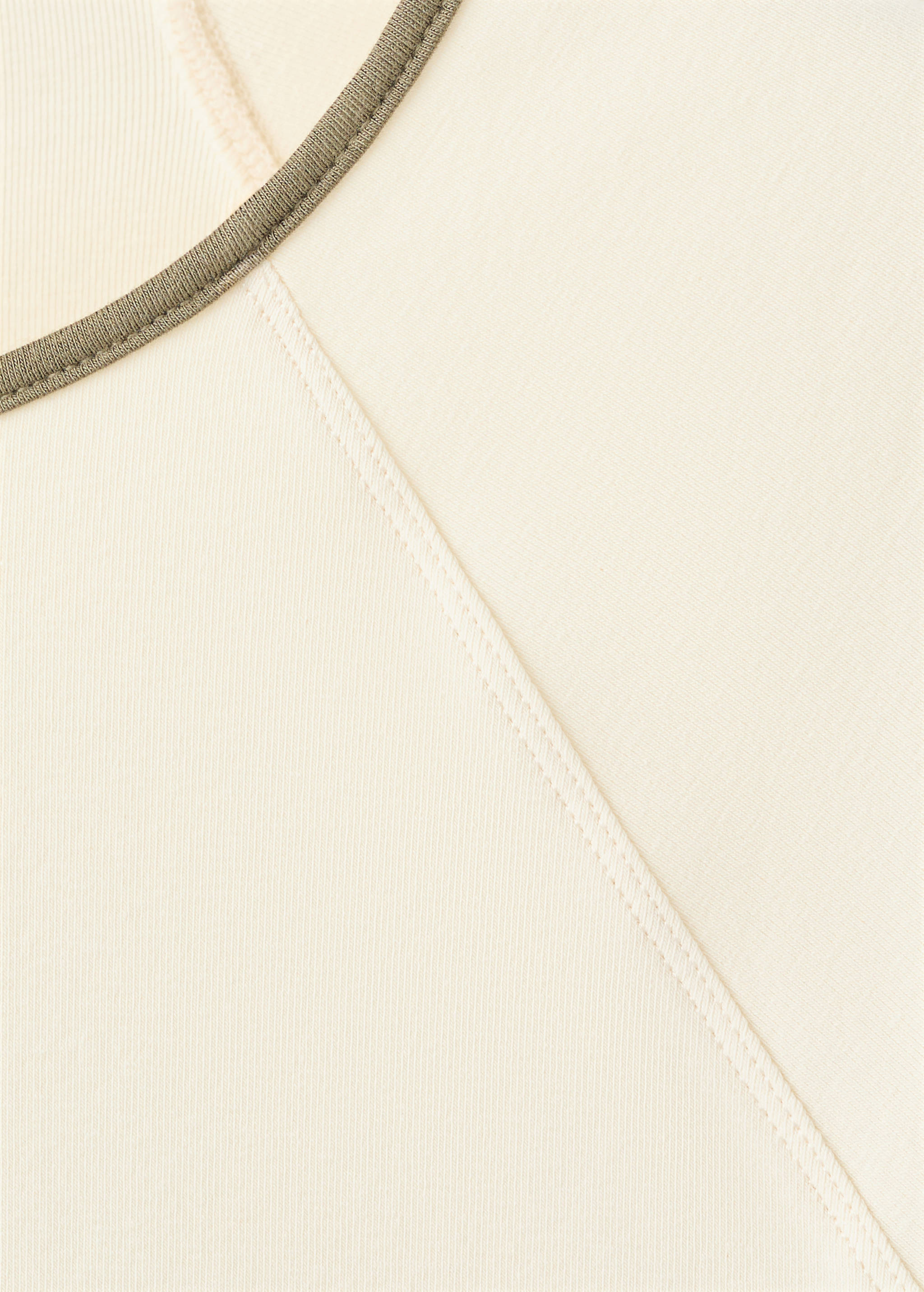 Cotton T-shirt with contrast piping - Details of the article 8