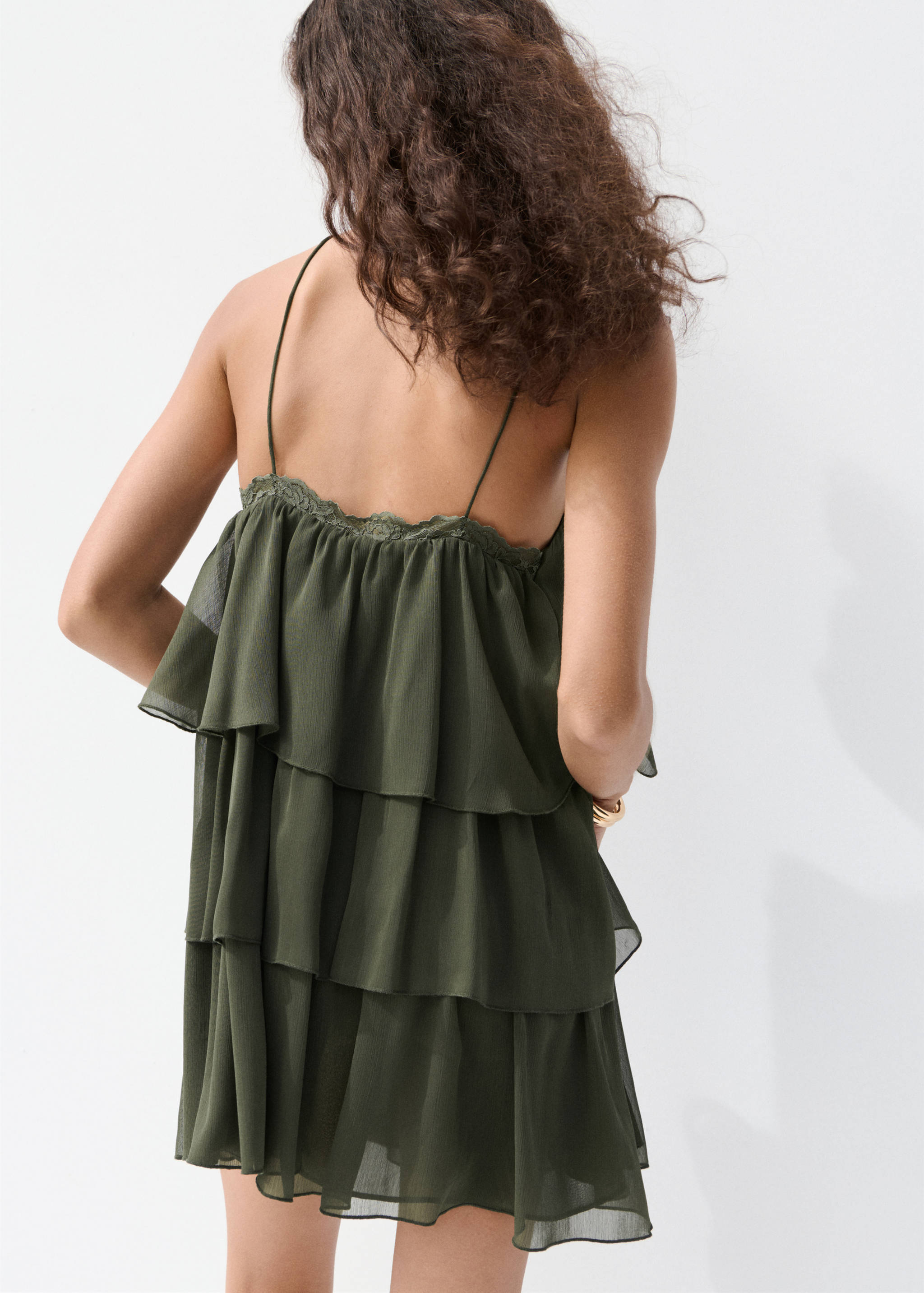 Robe courte à volants - Verso de l’article