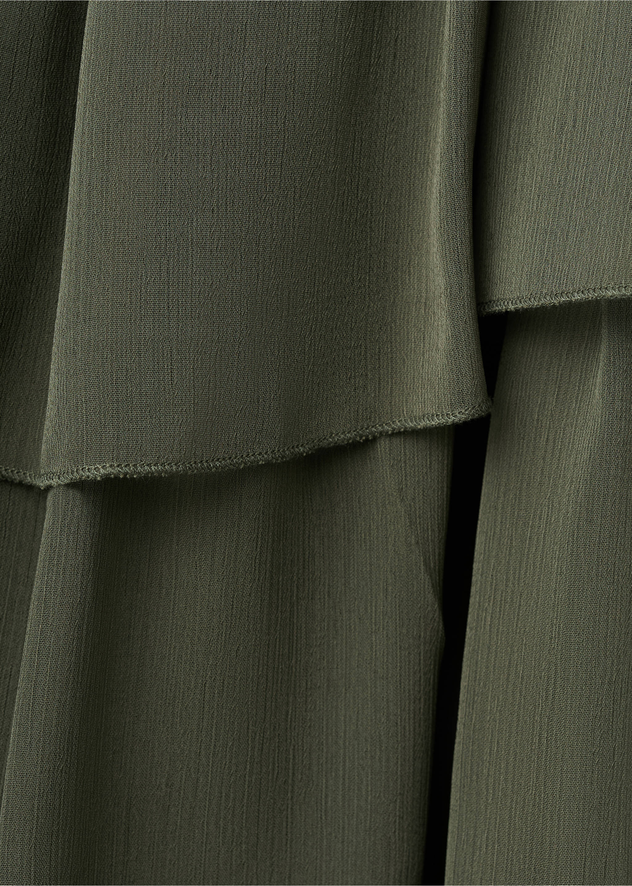 Robe courte à volants - Détail de l'article 0, Vert. Ref: 27009092-00.