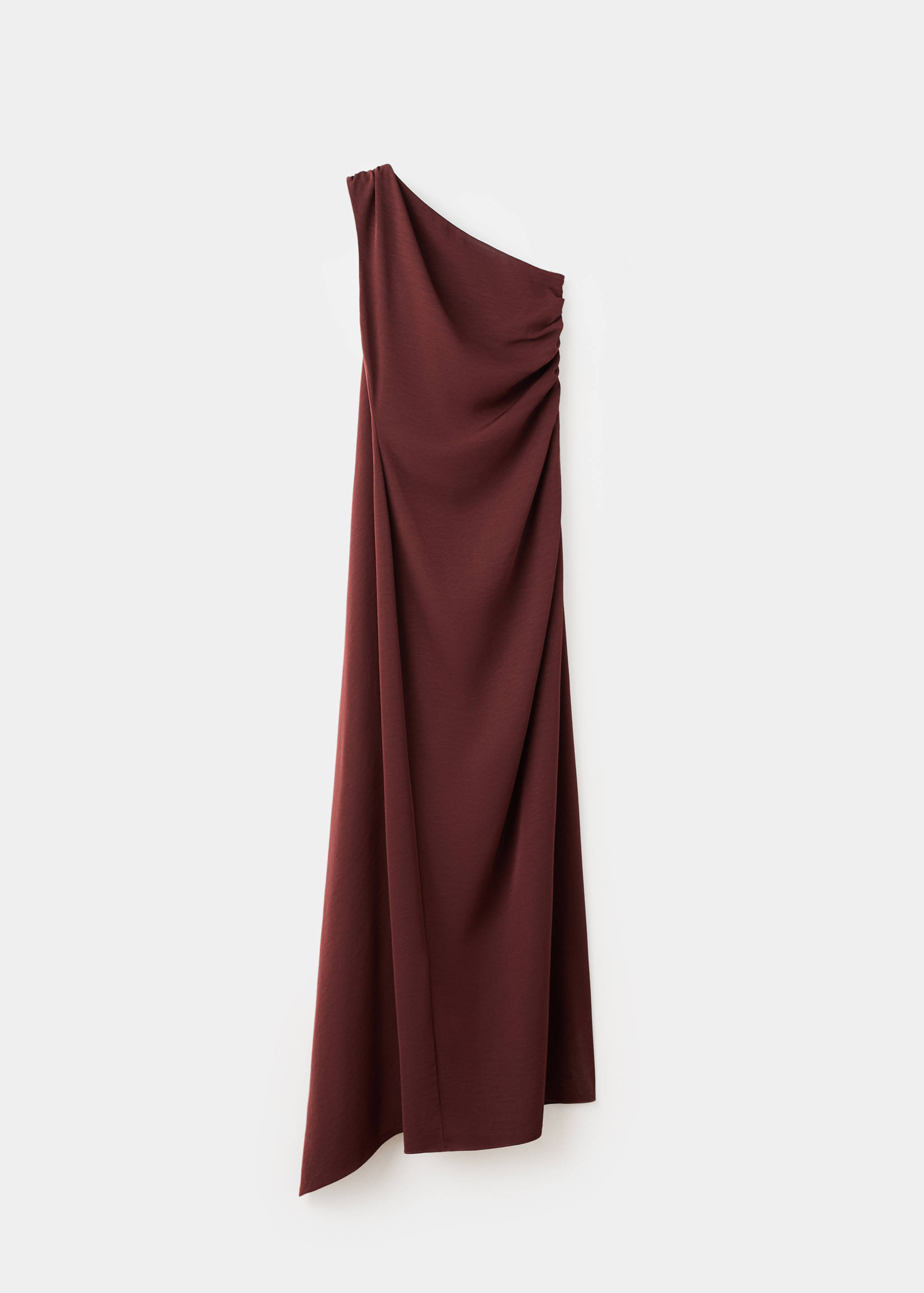 Asymmetrical dress with scarf - Article without model