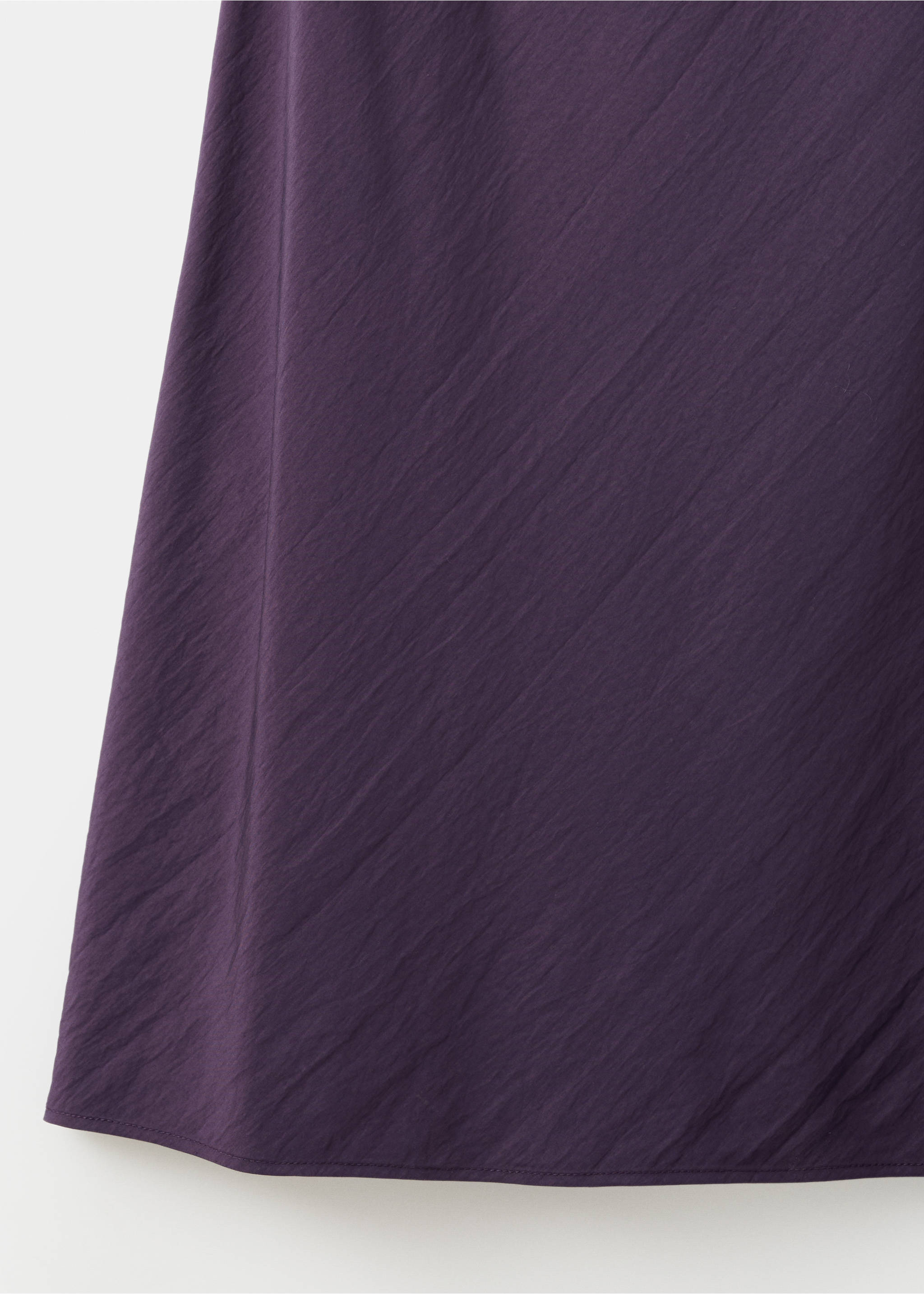 Midi dress with a crossover neckline - Details of the article 0, Lilac. Ref: 27009096-00.
