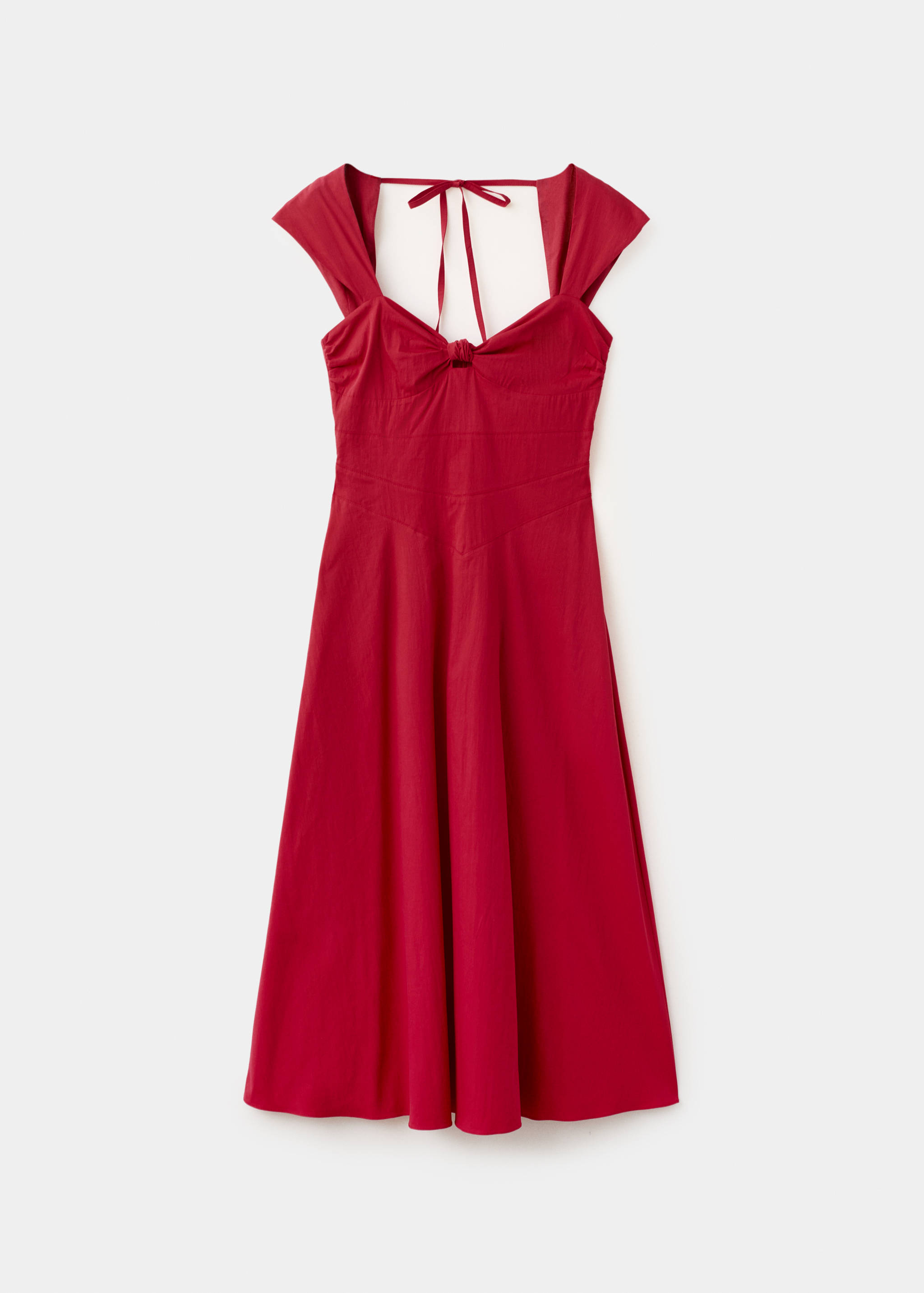 Midi-dress with open back - Article without model